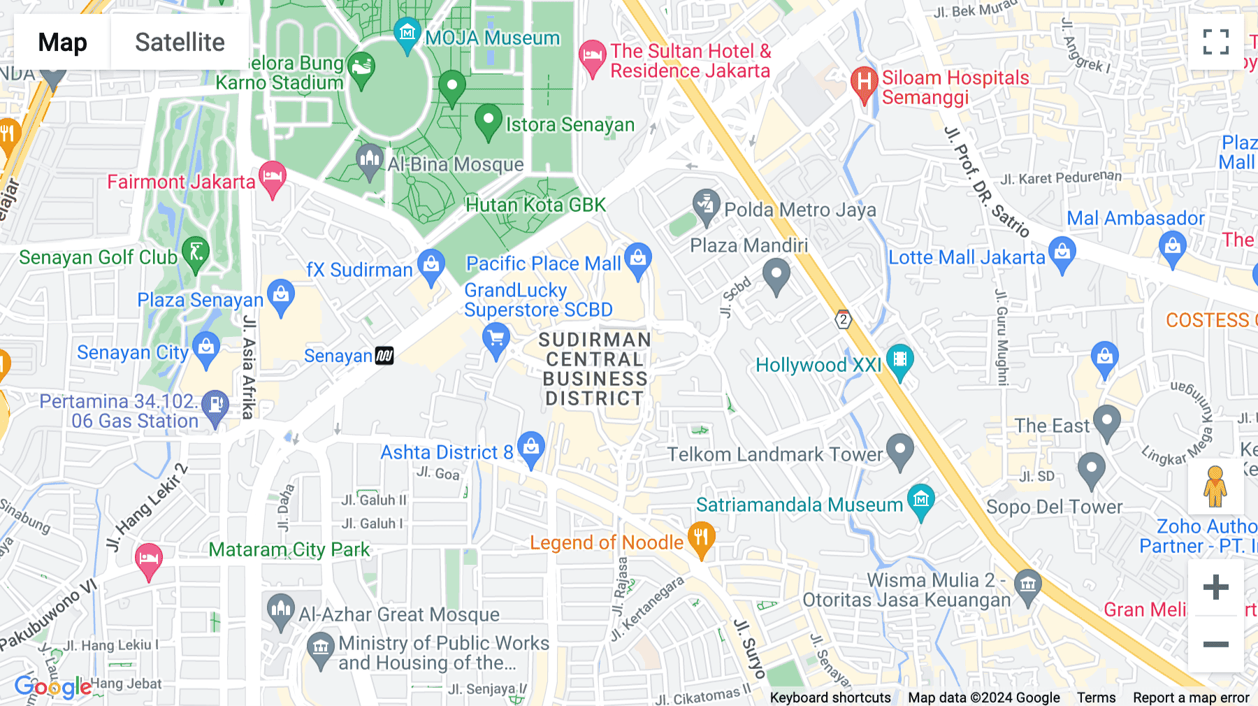 Click for interative map of OFFICE 8, Level 18-A, Jl. Jend Sudirman Kav. 52-53, Sudirman Central Business District (SCBD) Jakarta Selatan, Jakarta