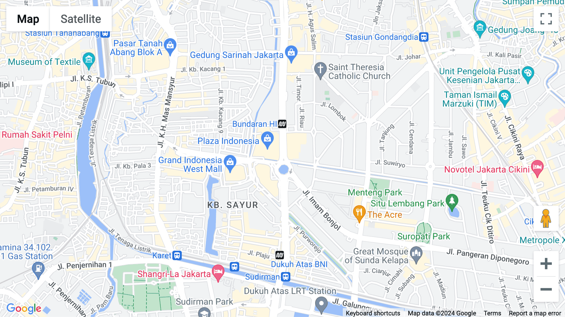 Click for interative map of 12-1N Jl. MH Thamrin No. 81, Central Jakarta, Jakarta, Indonesia, Jakarta