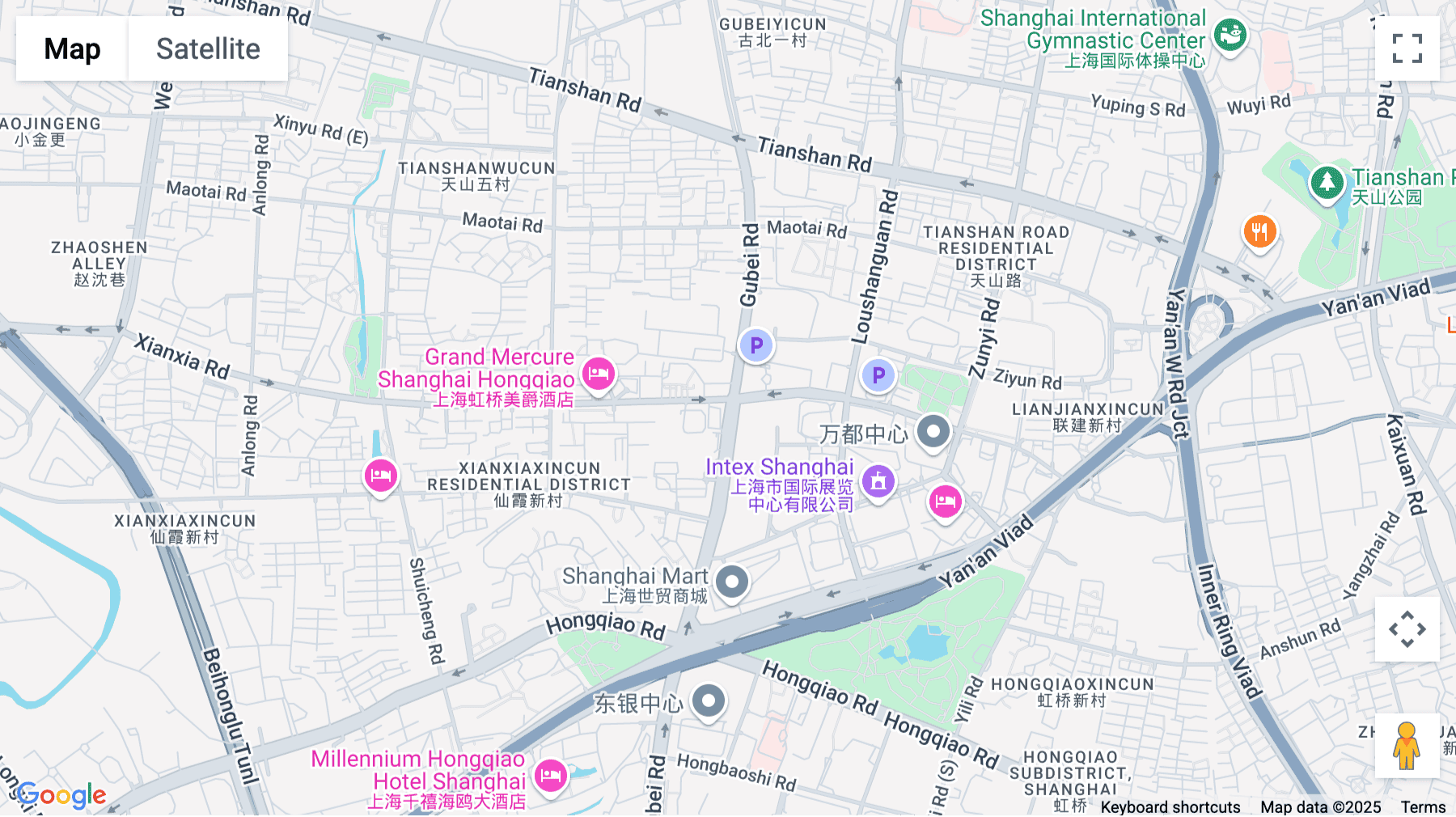Click for interative map of 4F Kirin Plaza, 666 Gubei Road, Shanghai, China, Shanghai