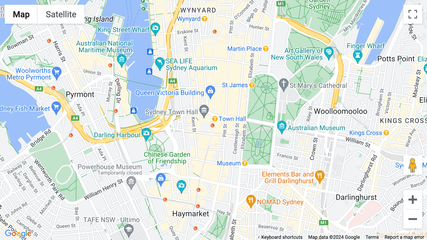Click for interative map of 476-478 George Street, Sydney, New South Wales, Australia, Sydney