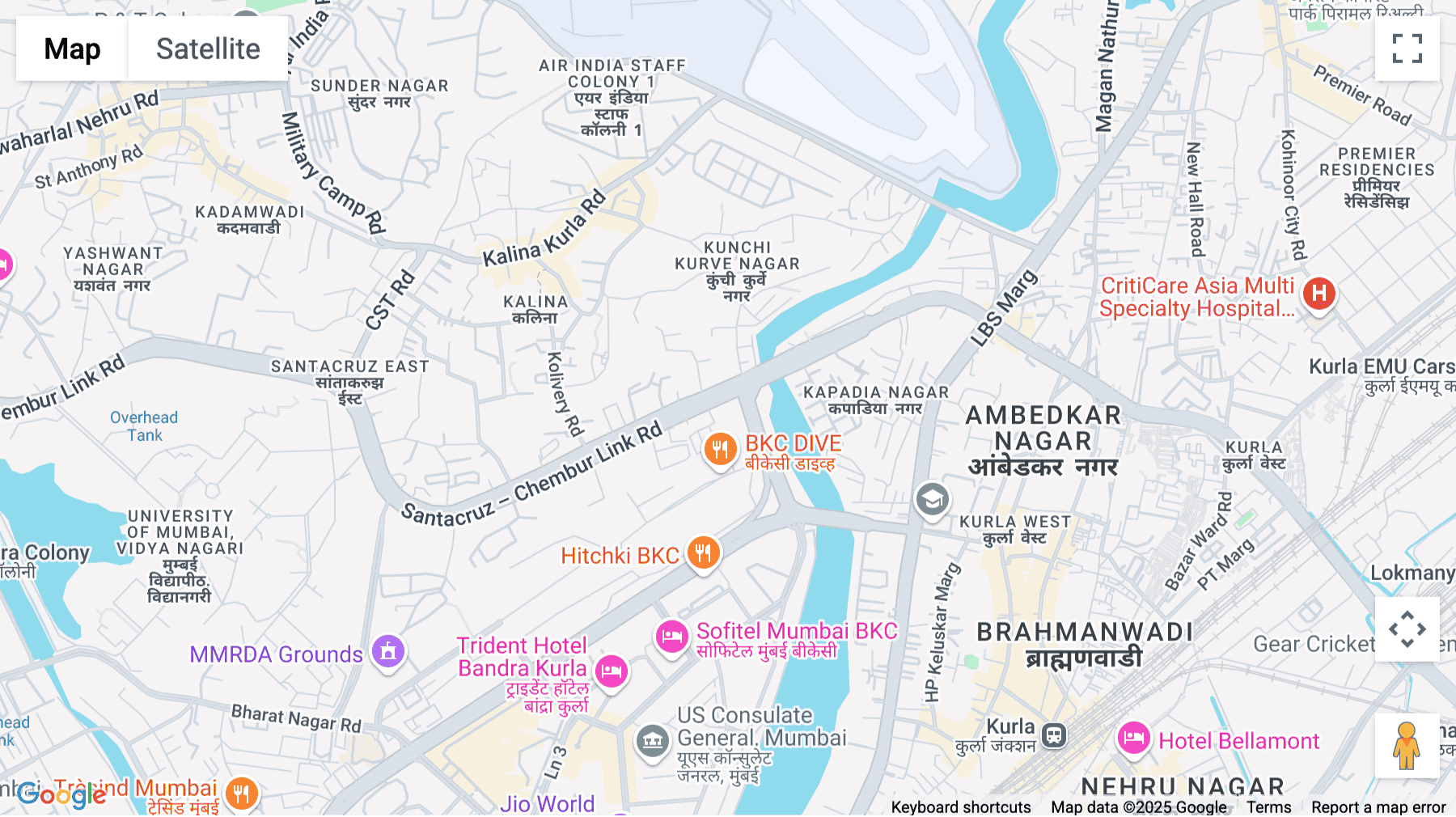 Click for interative map of Grande Palladium, 175 CST Road, Next To Shaman Mercedes Showroom, Kalina, Santacruz East, Mumbai, Mumbai
