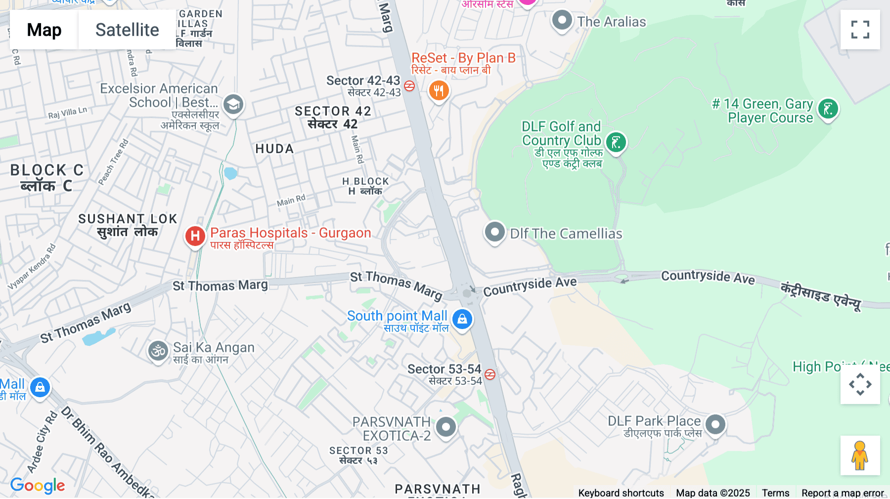 Click for interative map of Horizon Centre 2, Golf Course Road, Gurgaon