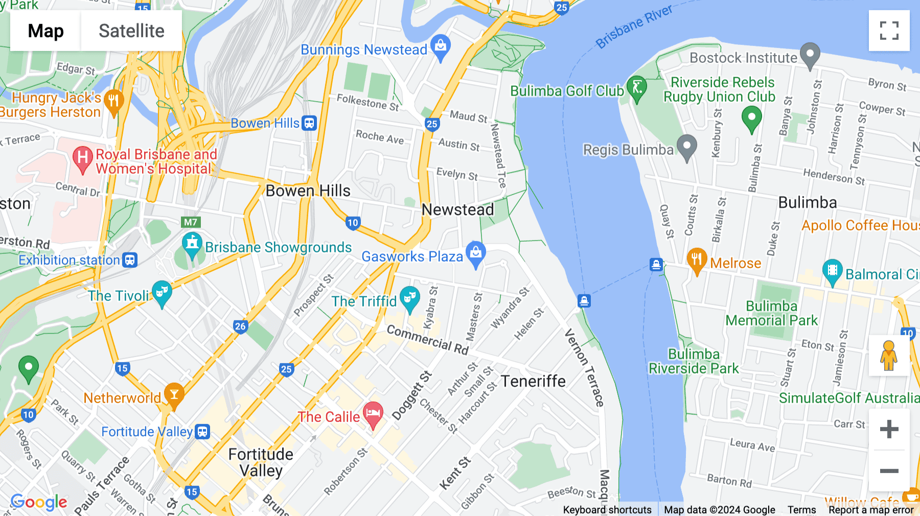 Click for interative map of Lobby 1, Level 2, 76 Skyring Terrace, Newstead, Brisbane