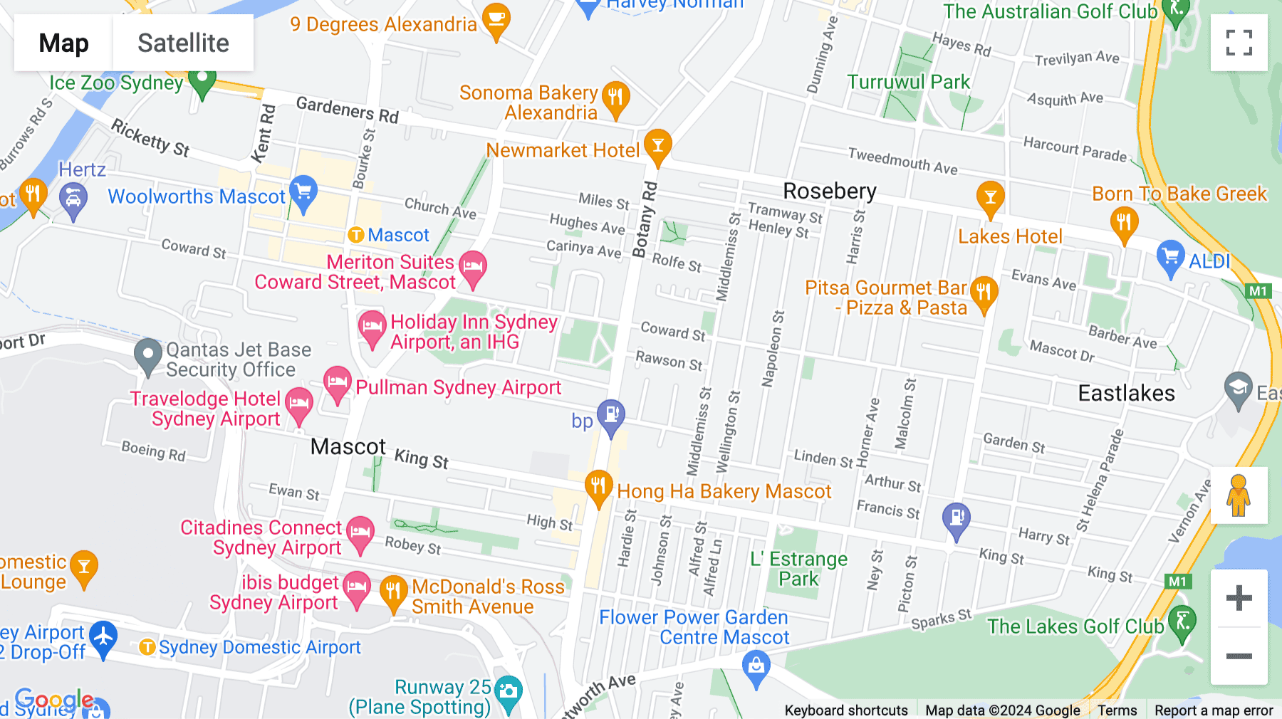 Click for interative map of 1023 Botany Rd, Mascot, Sydney