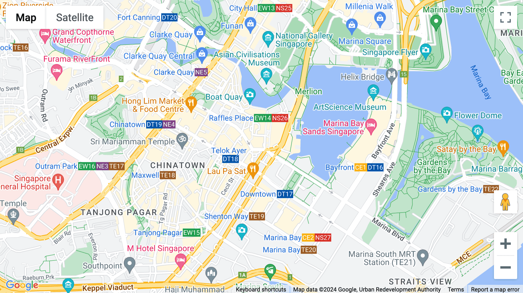 Click for interative map of Levels 57&58;, Republic Plaza 1, 9 Raffles Place, Singapore