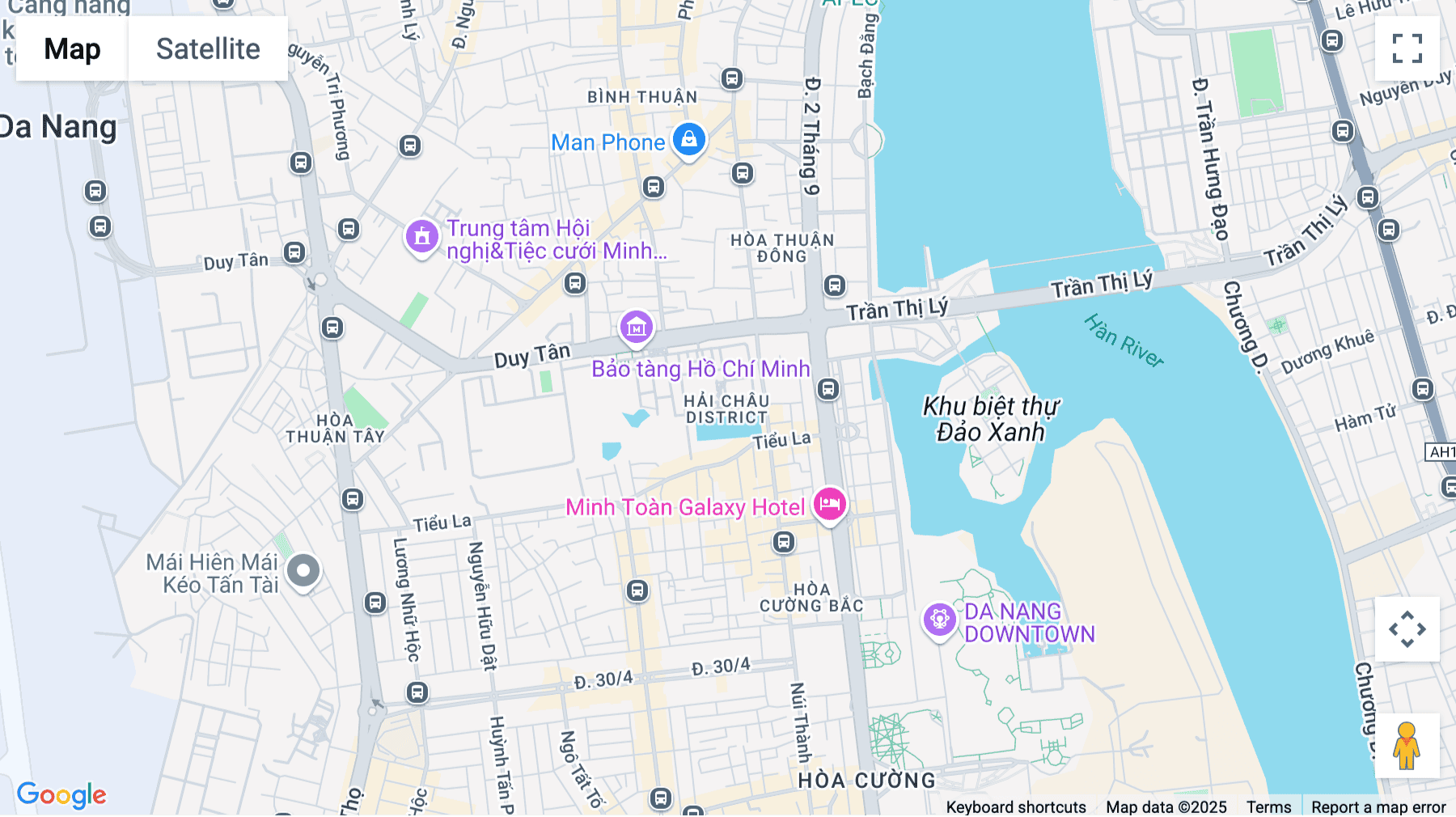 Click for interative map of Indochina Riverside Office Tower (3rd Floor), 74 Bach Dang Street, Hai Chau District, Da Nang