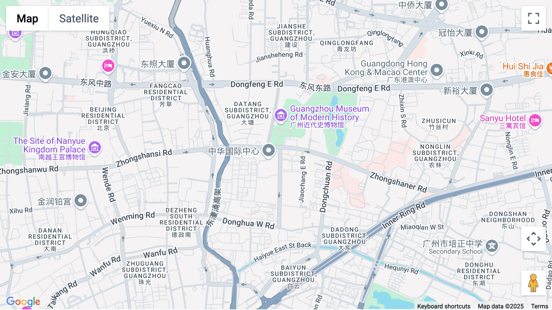 Click for interative map of ower A, China International Centre, No. 33, Zhongshan 3rd Road, Yuexiu District, Guangdong Province, Guangzhou