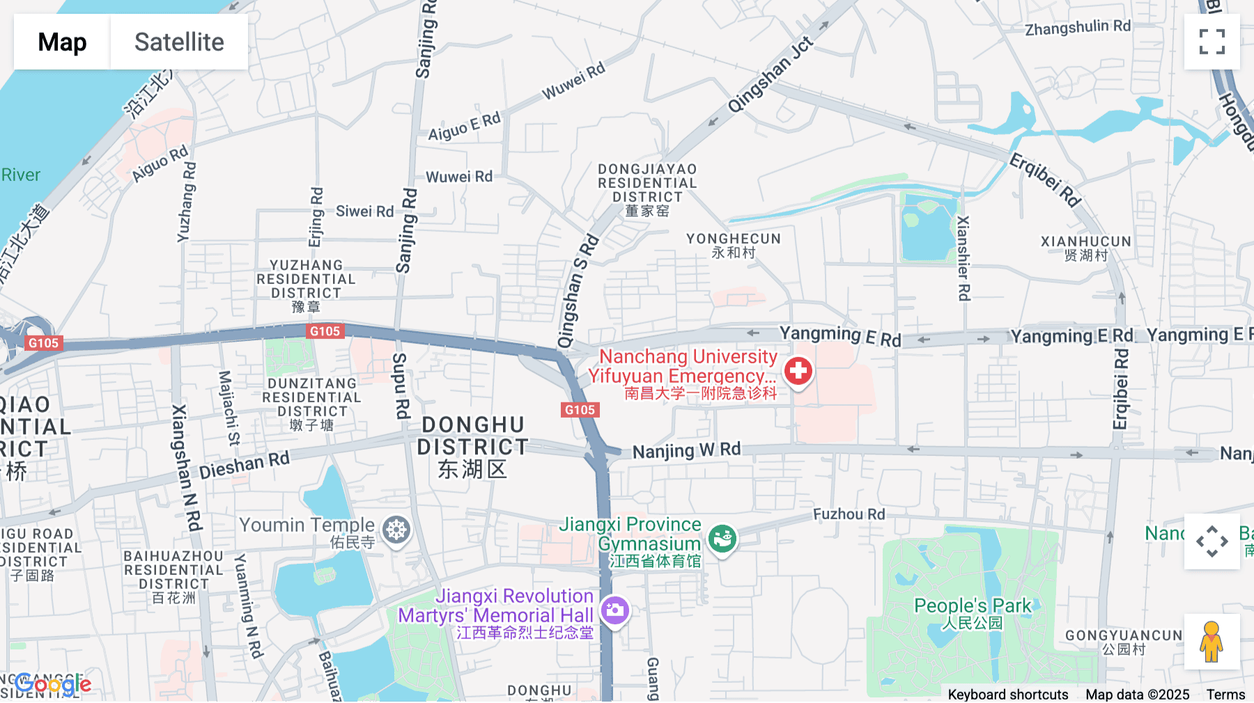 Click for interative map of  Tower 1, Yangyang Spring Investment Building, No. 66 Yangming East Road, Donghu District, Jiangxi Province, Nanchang