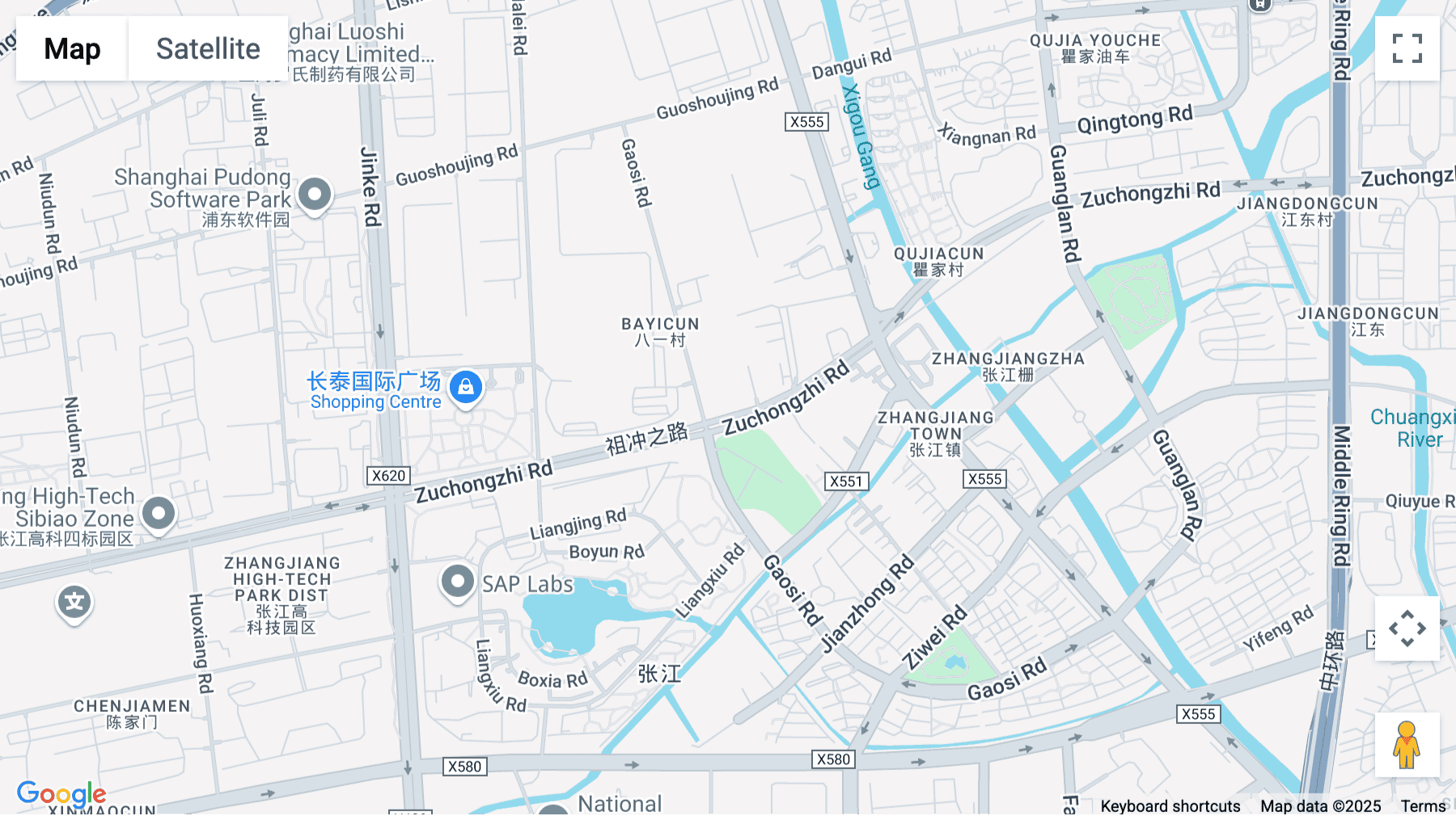 Click for interative map of Office Tower C, Chamtime Plaza Lane 2889, No.3, Jinke Road, Shanghai, Zhangjiang Hi-Tech Park, Chamtime, Shanghai