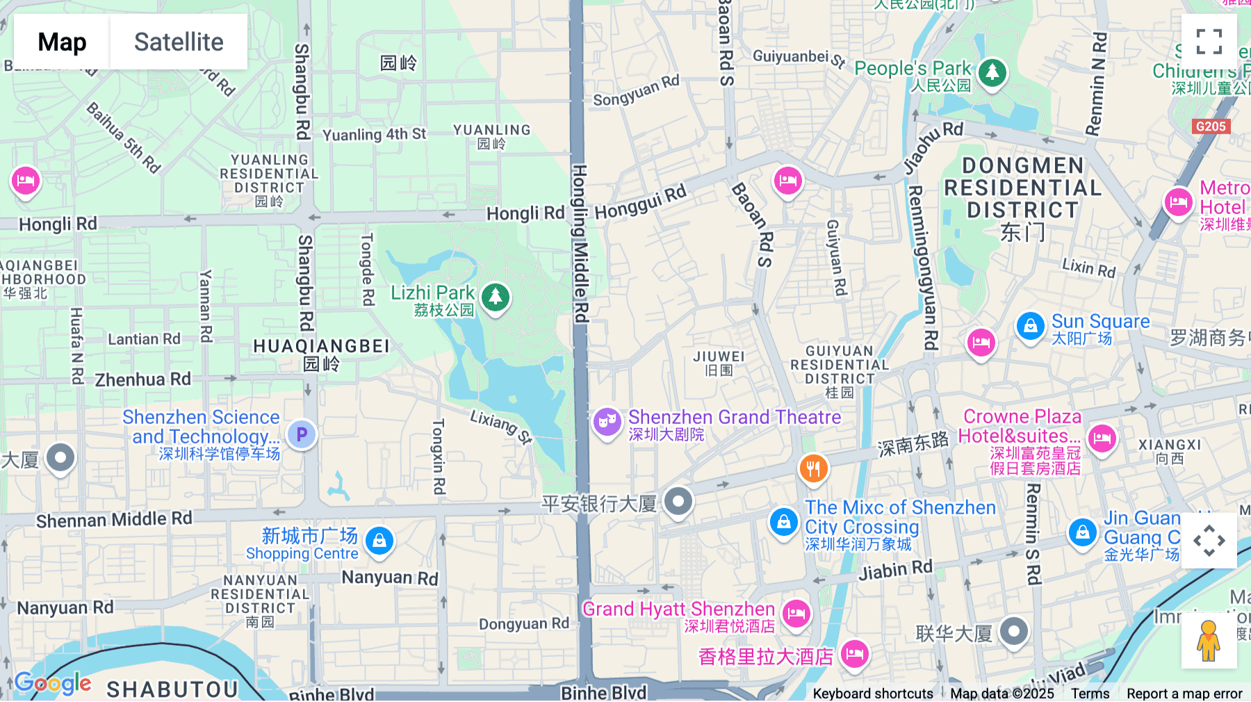 Click for interative map of Shun Hing Square, No. 5002 East Shennan Road, Luohu District, Diwang Plaza, Shenzhen