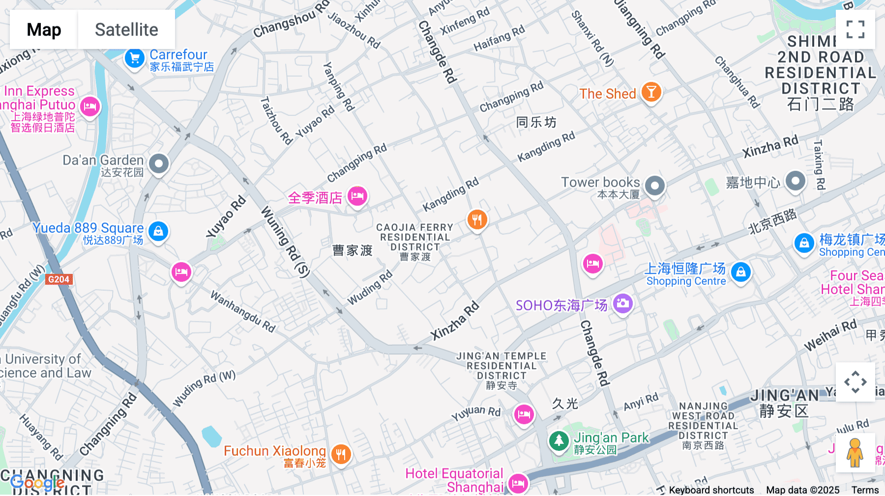 Click for interative map of 135 Yanping Road, Jing'an District Shanghai 31, 200042, Shanghai