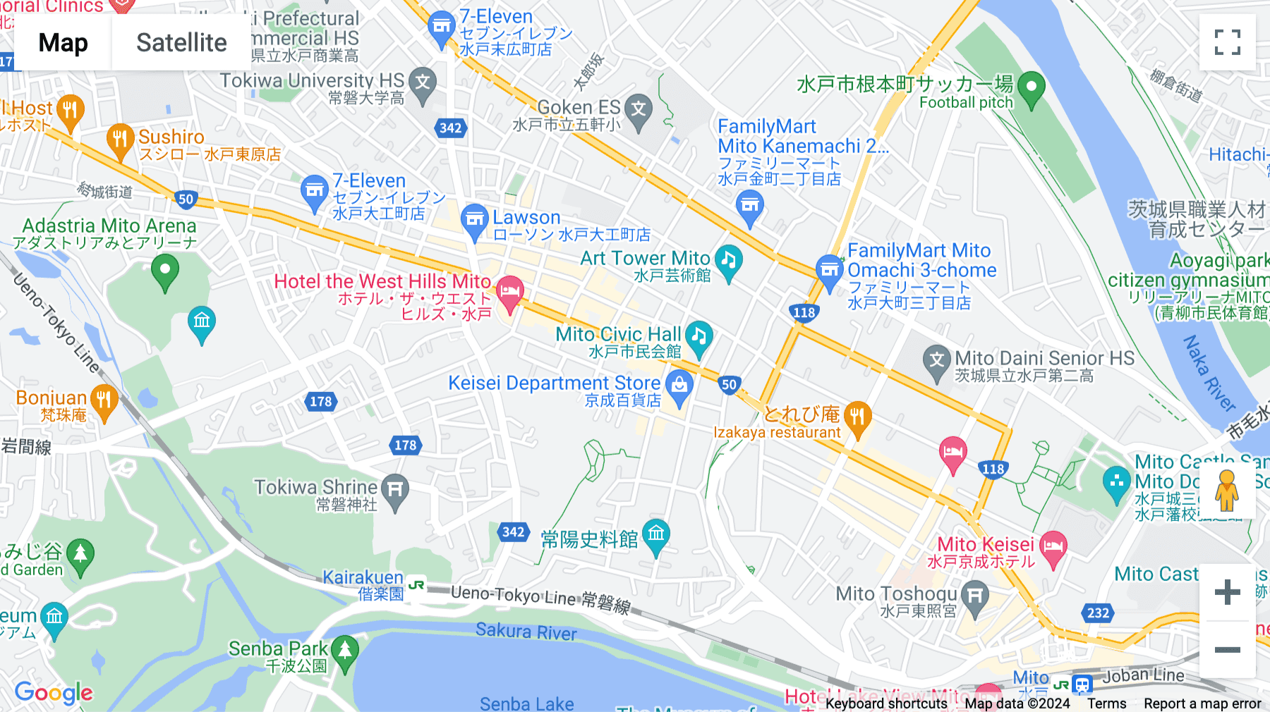 Click for interative map of 7F Mito Izumicho Building, 2-2-33 Izumicho, Mito-shi, Ibaraki-ken, Ibaraki