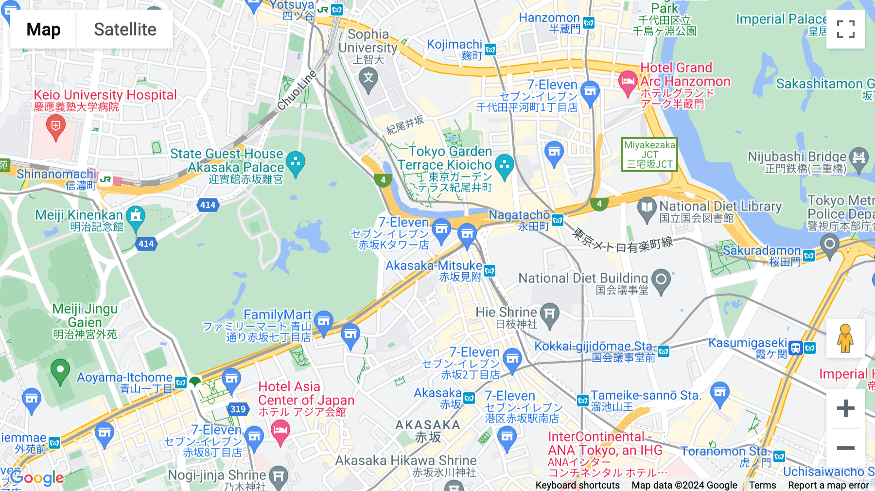 Click for interative map of 4F Akasaka K Tower, 1-2-7 Motoakasaka, Mintato-ku, Tokyo