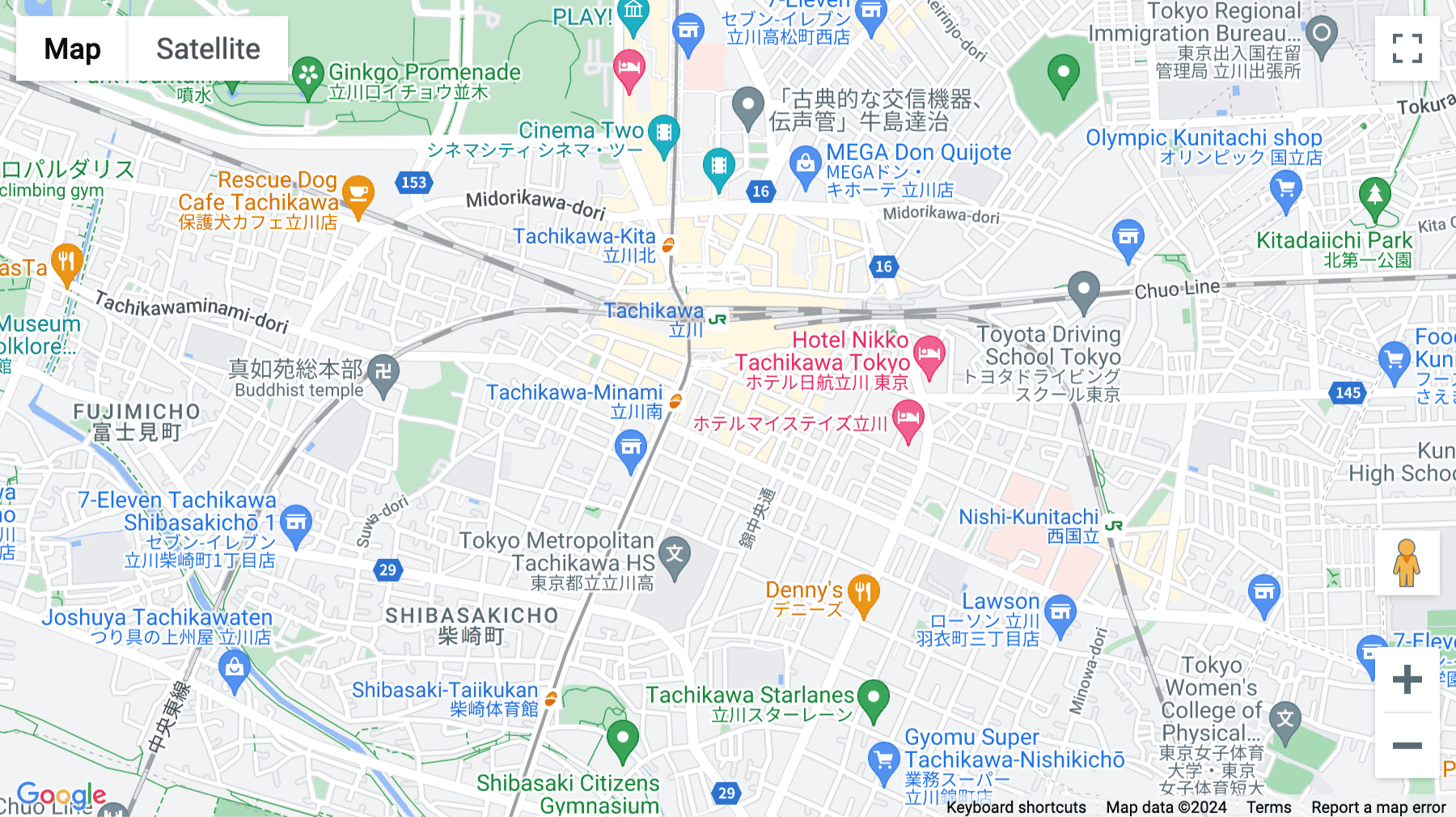 Click for interative map of 5F& 6F, TSC Building,1-4-20 Nishikicho, Tachikawa-shi, Tokyo