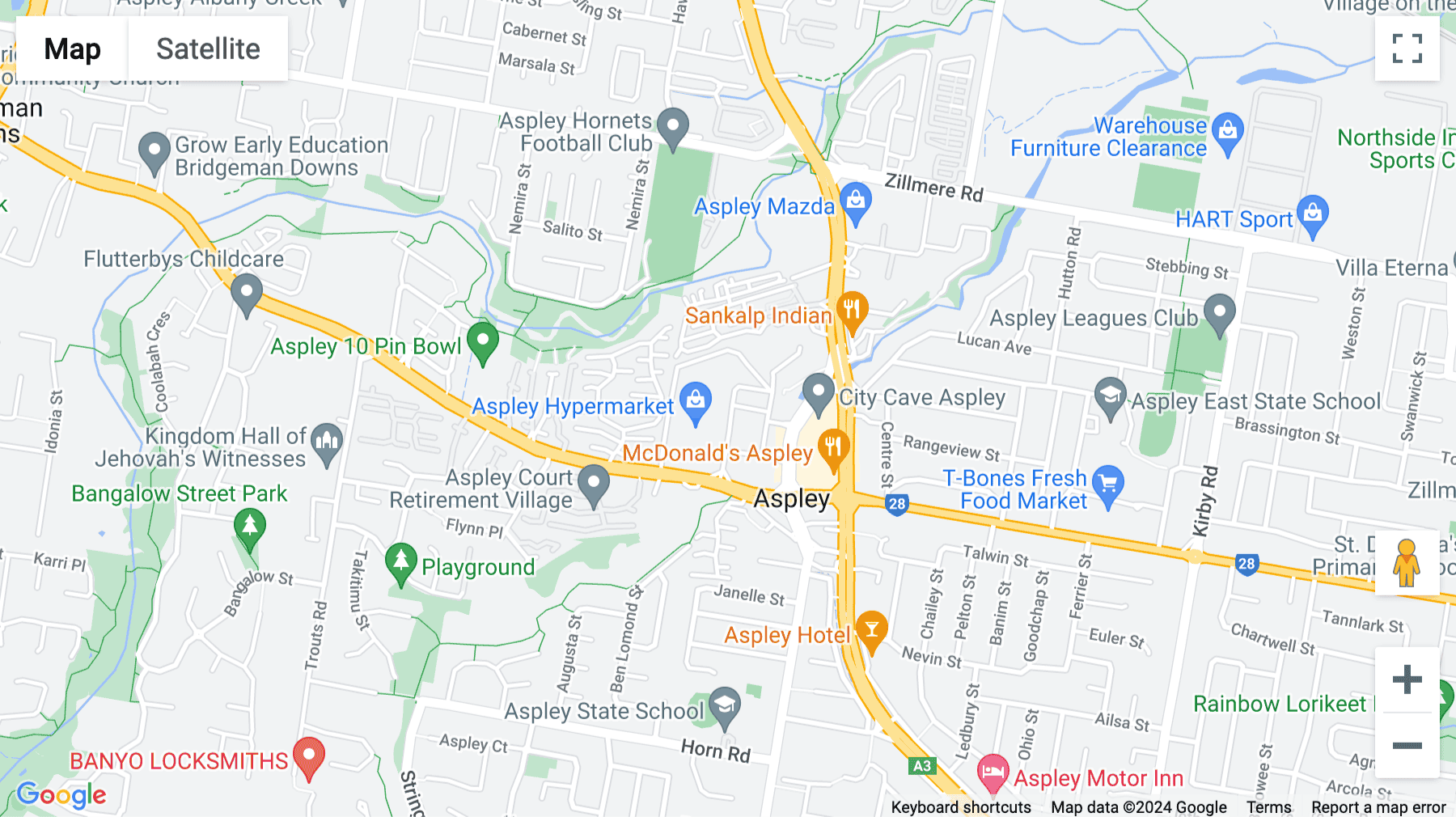 Click for interative map of Mezzanine Level, Aspley Hypermarket, 59 Albany Creek Road, Brisbane