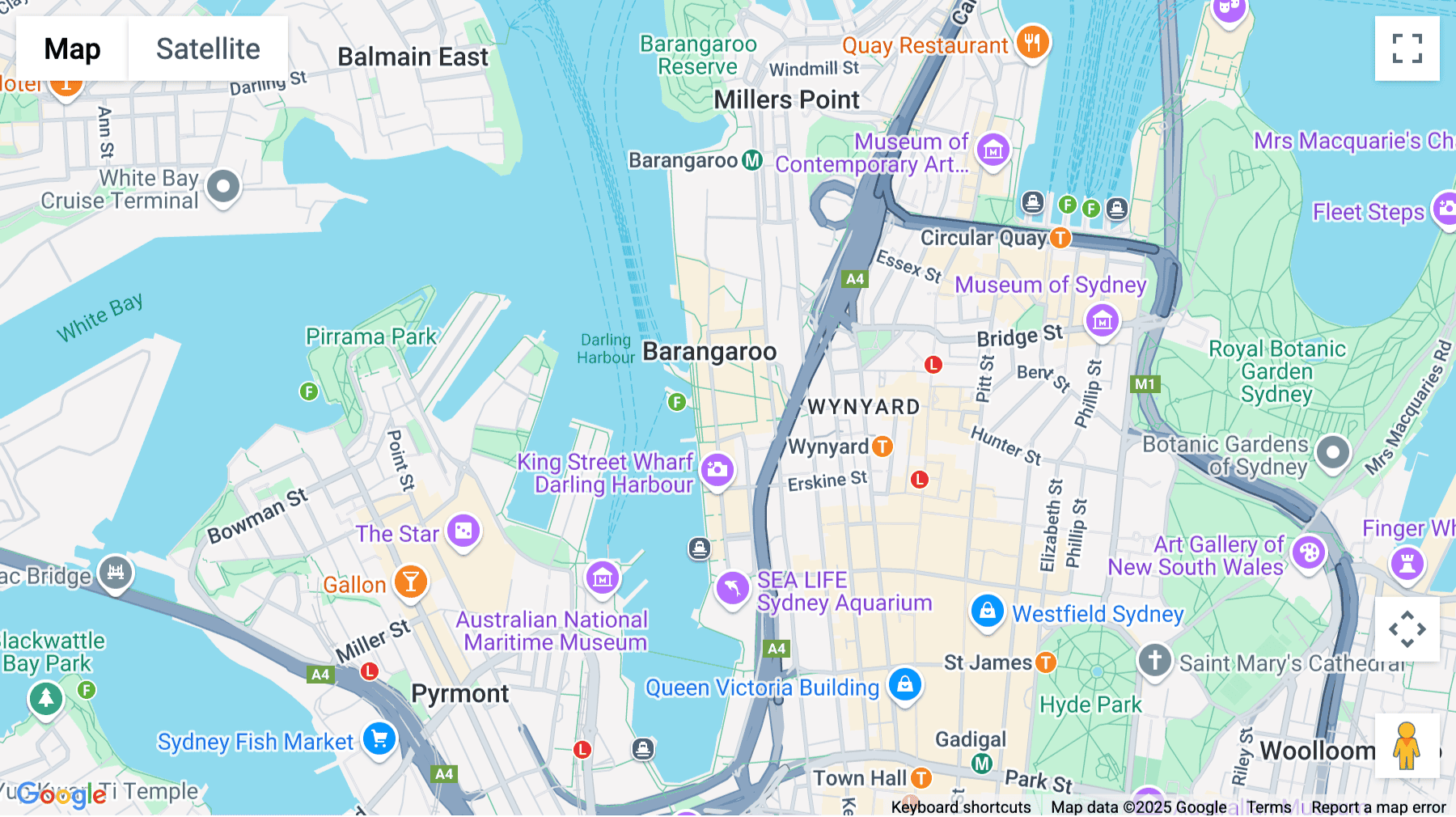 Click for interative map of Three International Towers Sydney, 300 Barangaroo Avenue, Sydney