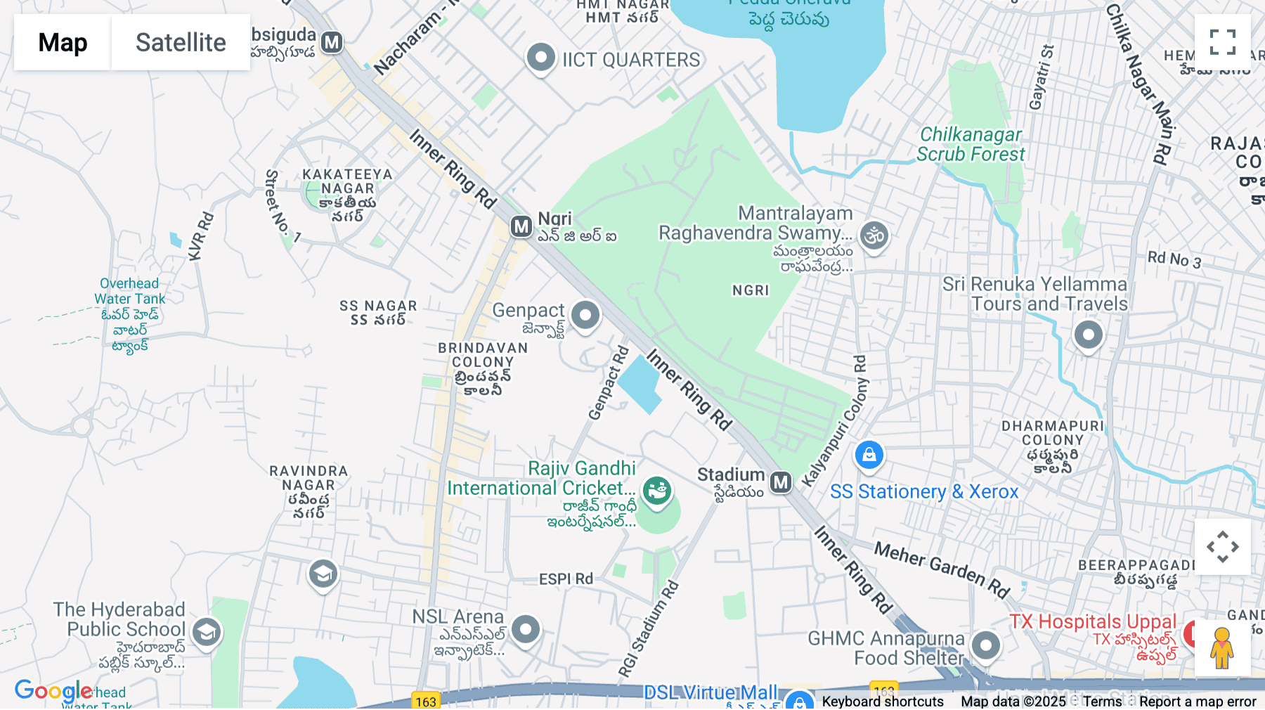 Click for interative map of Phoenix Tech Tower, Plot No. 14/46, Survey No.1(part), IDA, Uppal Village and Mandal, Uppal Notified Industrial Area Service Society, Ranga Reddy District, Telangana, Hyderabad