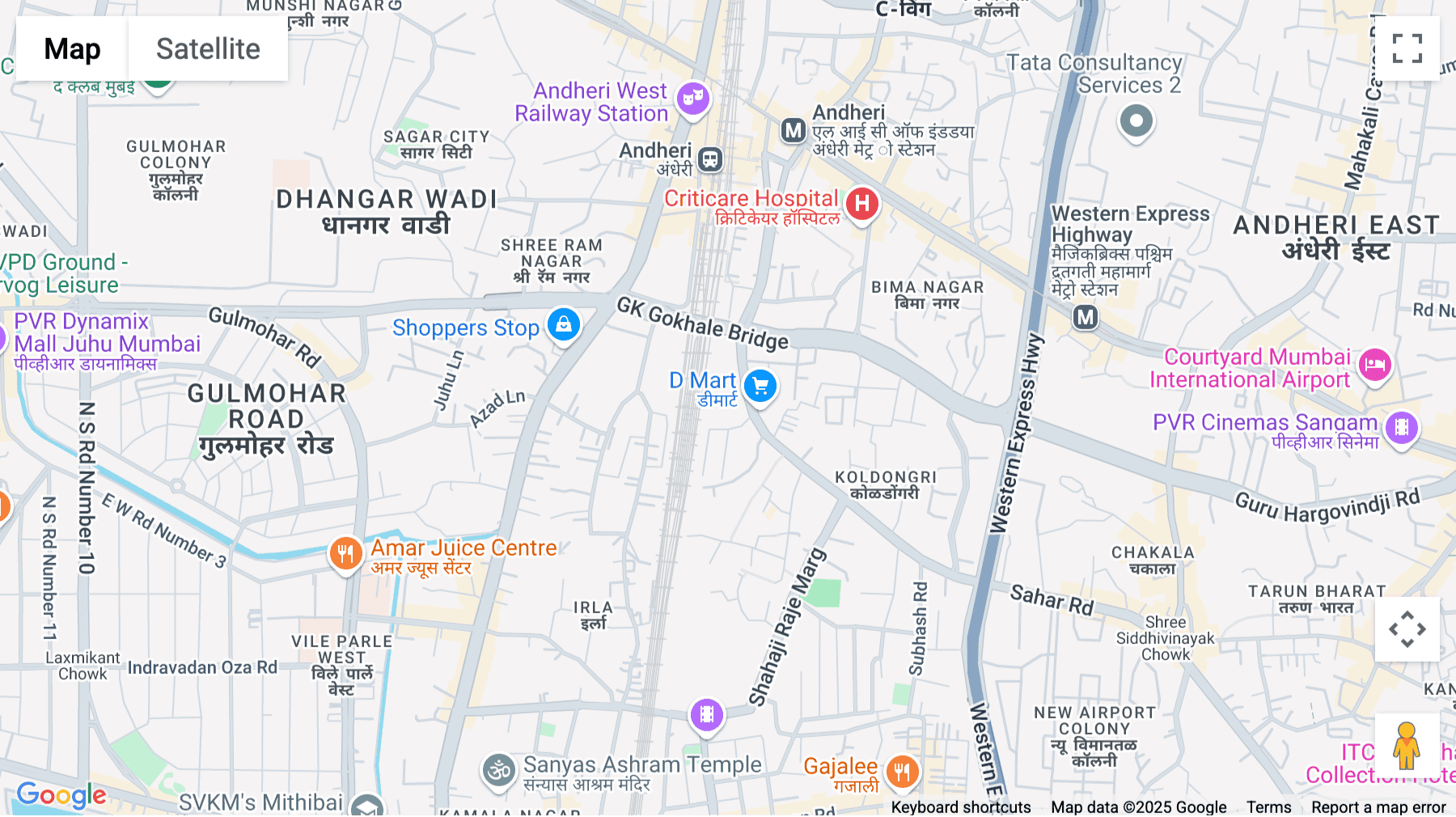 Click for interative map of Mumbai, Kaledonia, Andheri, Unit No. 1B,  Sahar Road, Off Western Express Highway, Andheri (East), Mumbai