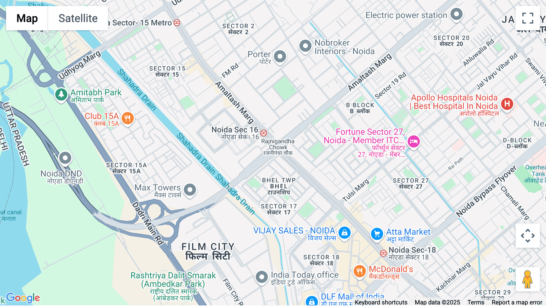 Click for interative map of Noida, WTT, World Trade Tower, Tower B, Sector-16, Uttar Pradesh, Noida