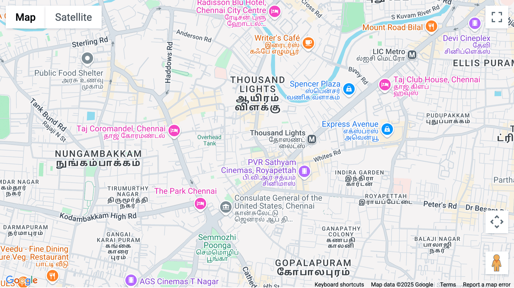 Click for interative map of Prestige Palladium Bayan, 129 – 140 Greams Road, Chennai, India, Chennai