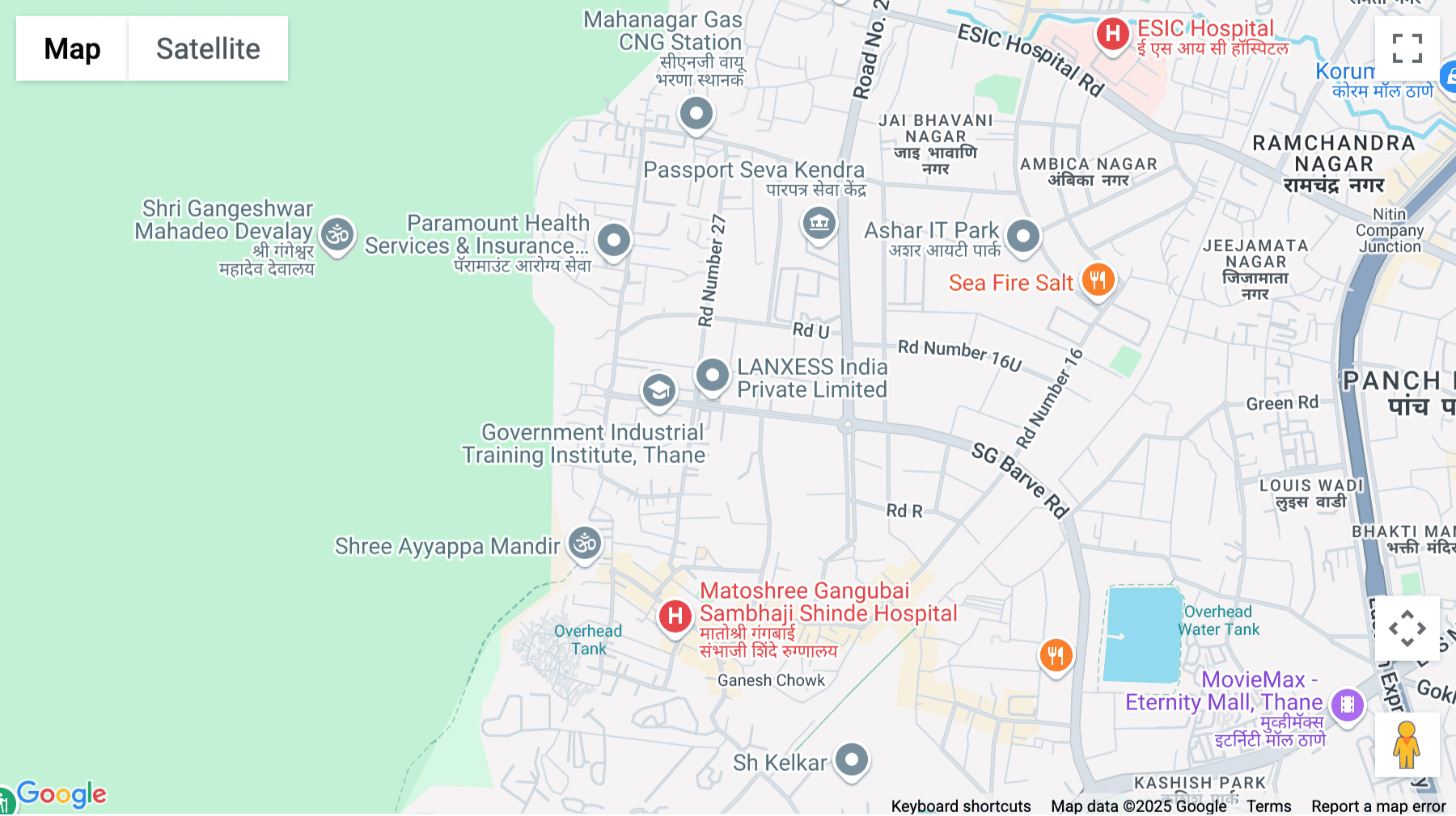 Click for interative map of Plot No. D-3, Road Number 16, Wagle Industrial Estate, Thane West, Neheru Nagar, Thane, Maharashtra, Mumbai