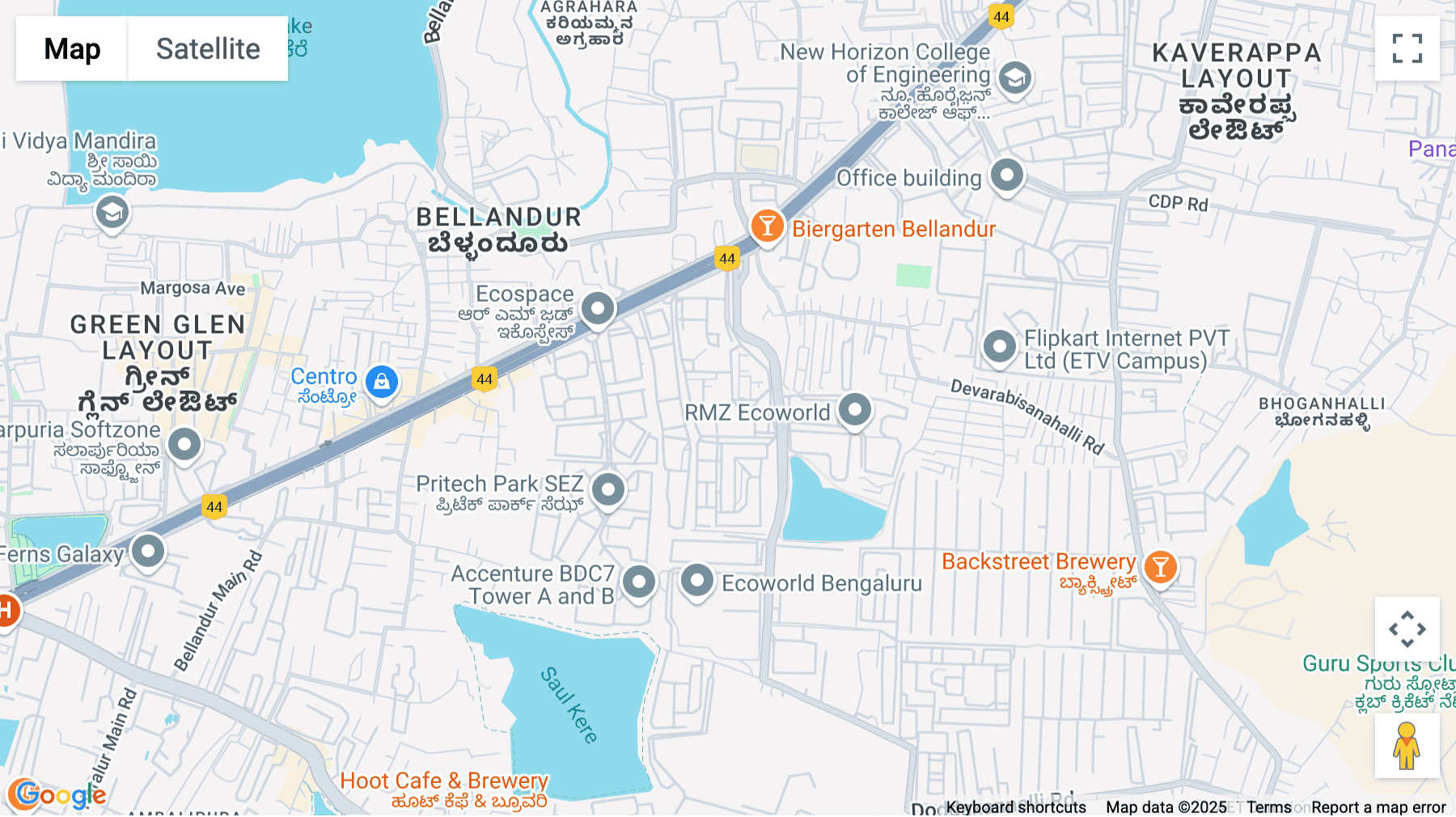 Click for interative map of RMZ Ecoworld, Building 6A, Outer Ring Road, Bellandur, Bangalore, Bangalore