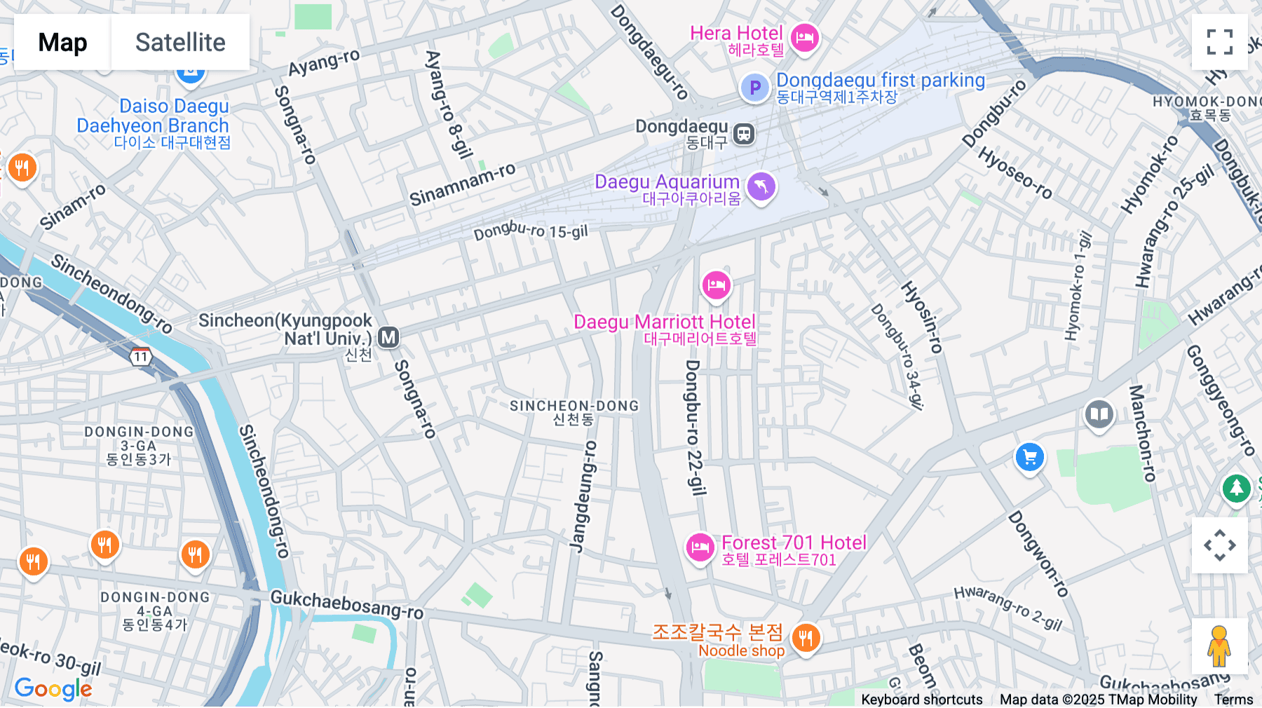 Click for interative map of 489, Dongdaegu-ro, Daegu Trade Centre, Dong-gu, Daegu