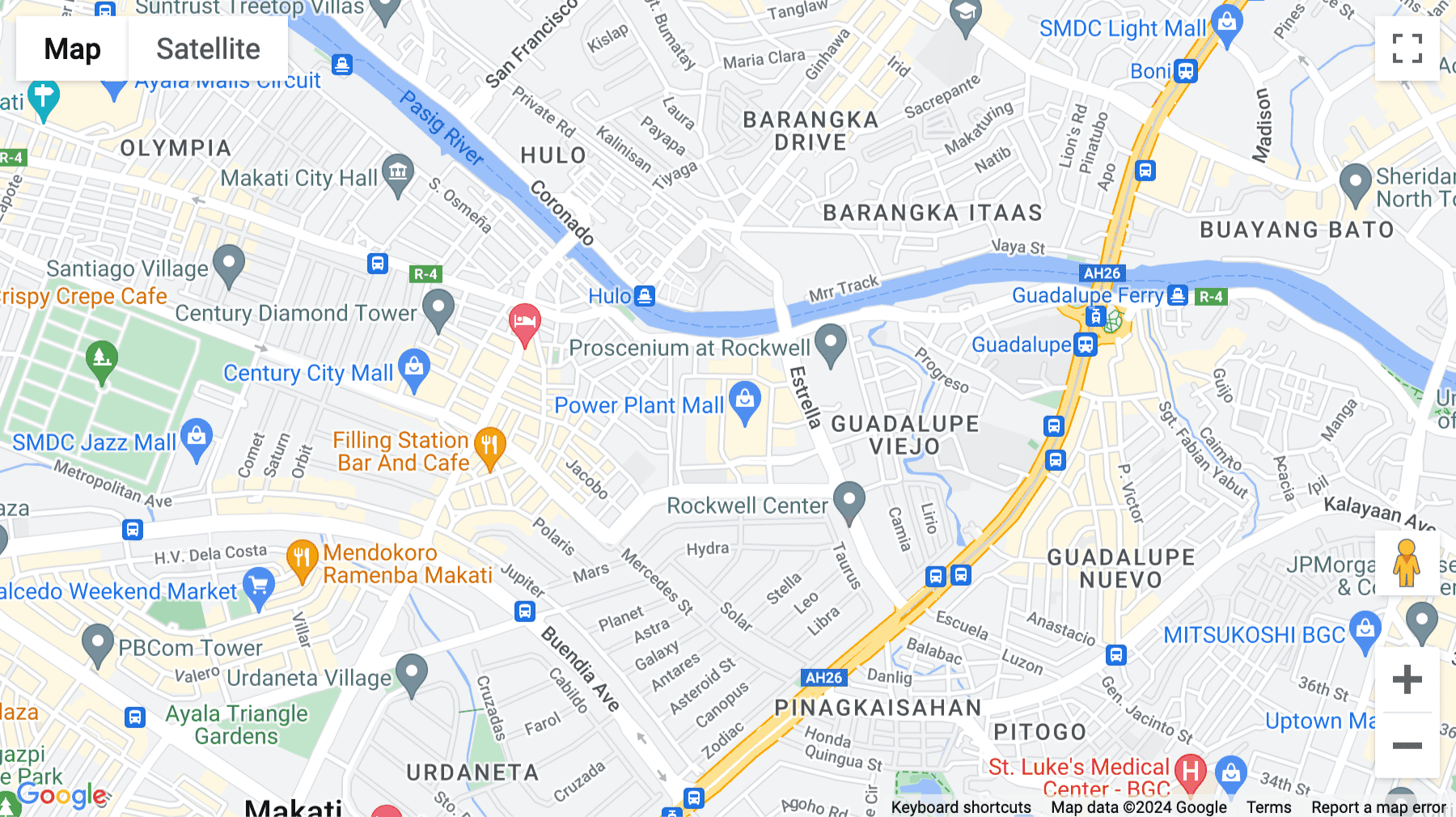 Click for interative map of 7/F Unit B, 8 Rockwell, Rockwell Drive, Rockwell Centre, Makati City, Manila