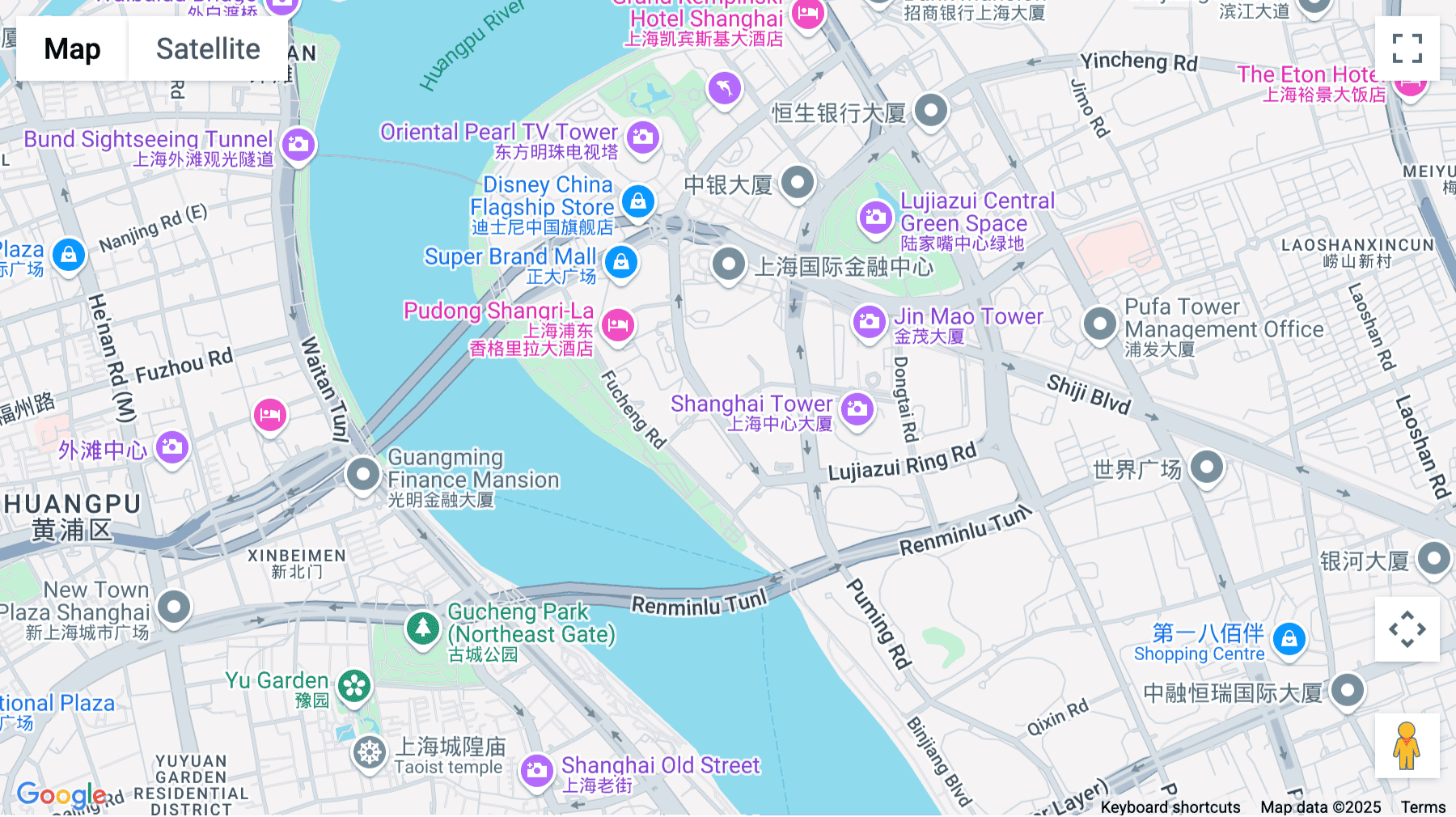 Click for interative map of Shanghai BEA Finance Tower, Level 2, 3 & 8, 66 Huayuan Shiqiao Road, Shanghai