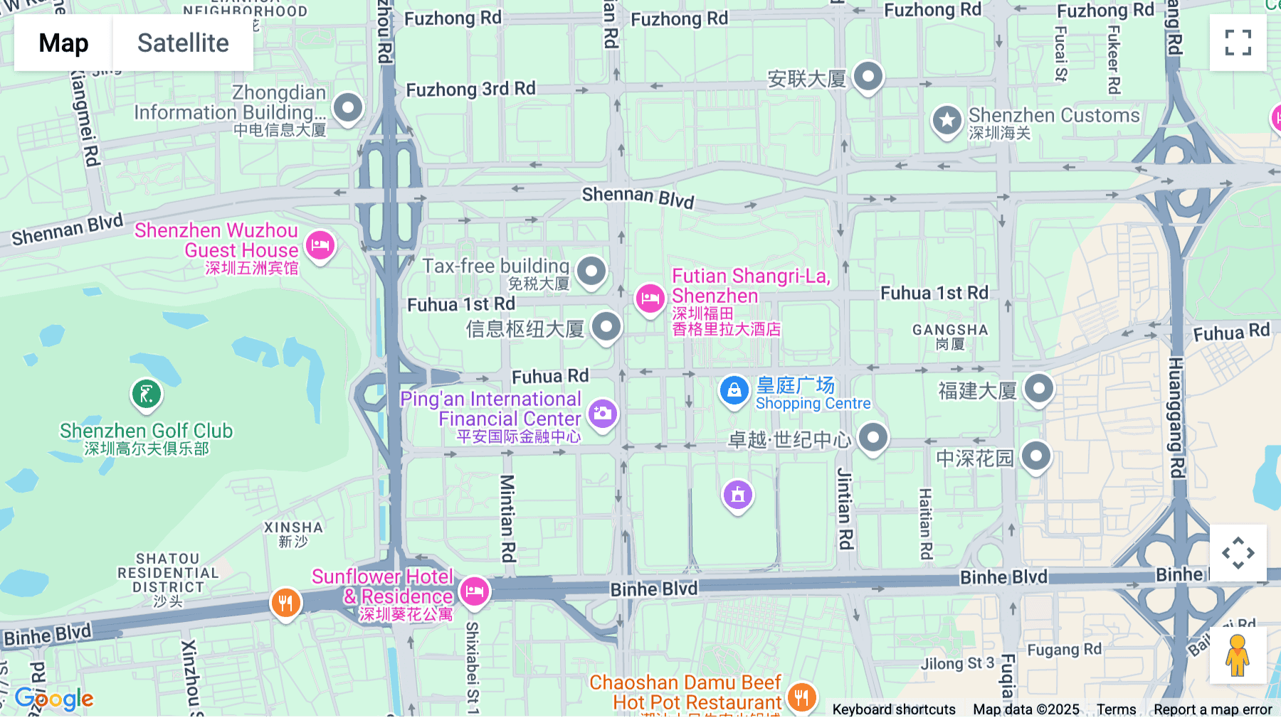 Click for interative map of Tower 1, Kerry Plaza, No 1 Zhong Xin Si Road, Futian District, Shenzhen