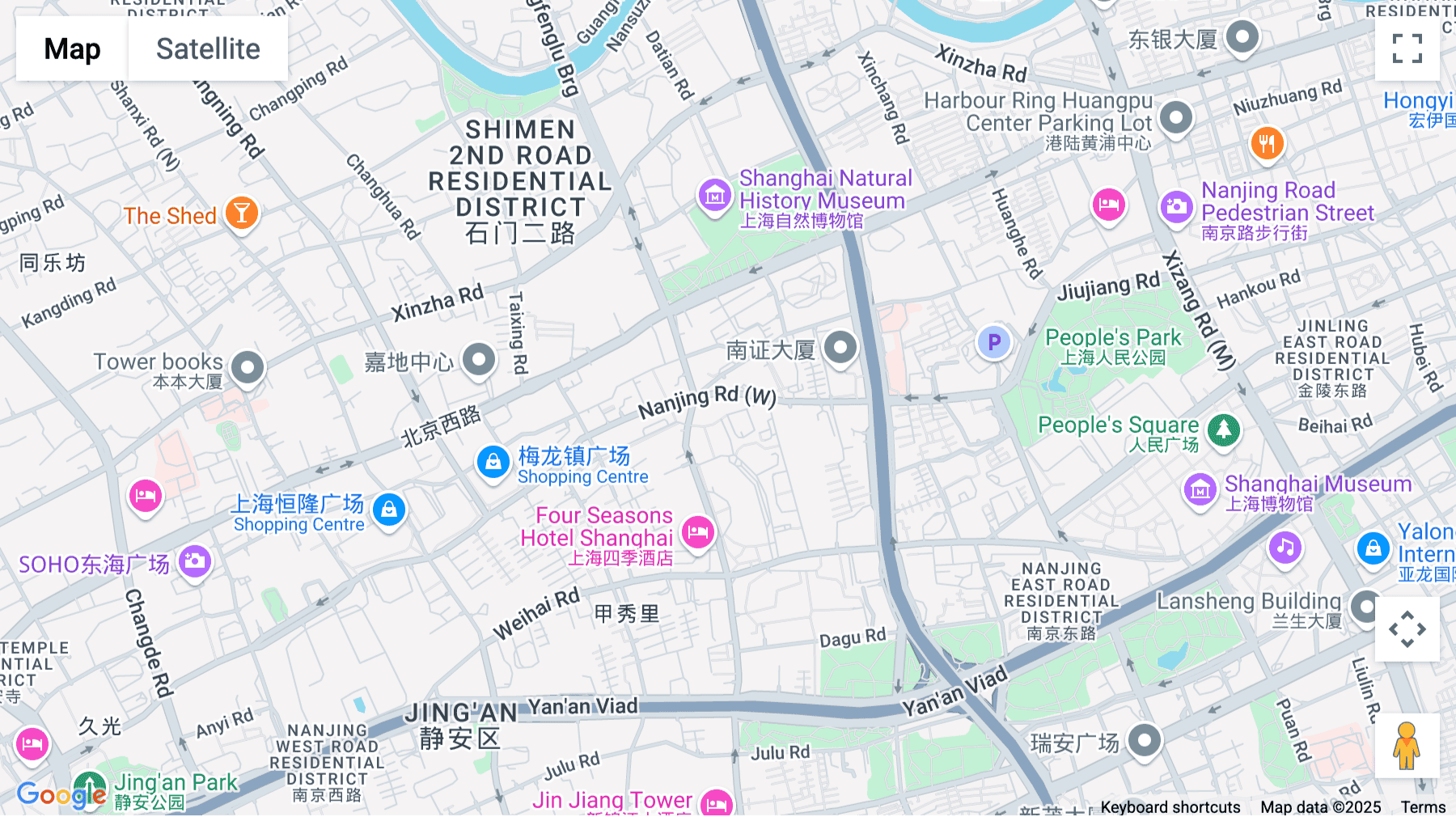 Click for interative map of HKRI Taikoo Hui Center II, 288 Shimen Yi Road, Jing'an District, Shanghai
