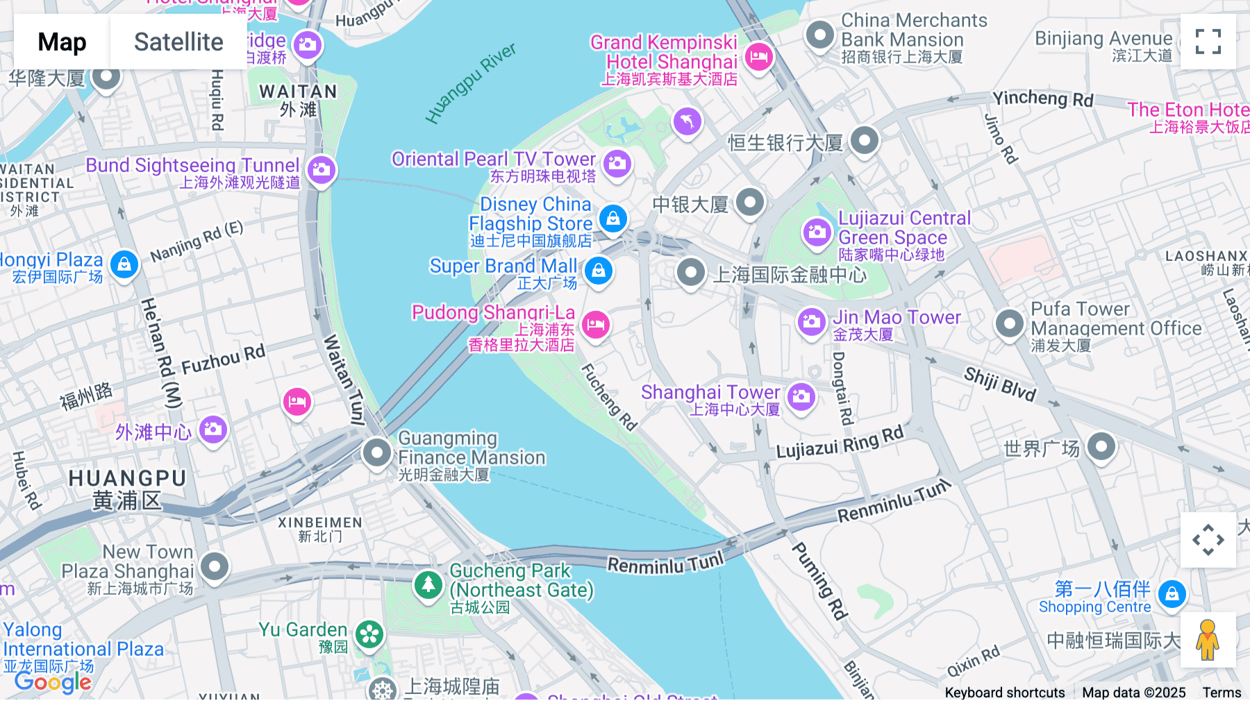 Click for interative map of Mirae Asset Tower, 166 Lujiazui Ring Road, Pudong Xinqu, Shanghai