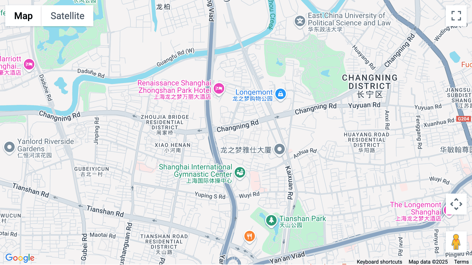 Click for interative map of 600, Zhongshan No.2 Road, Shanghai