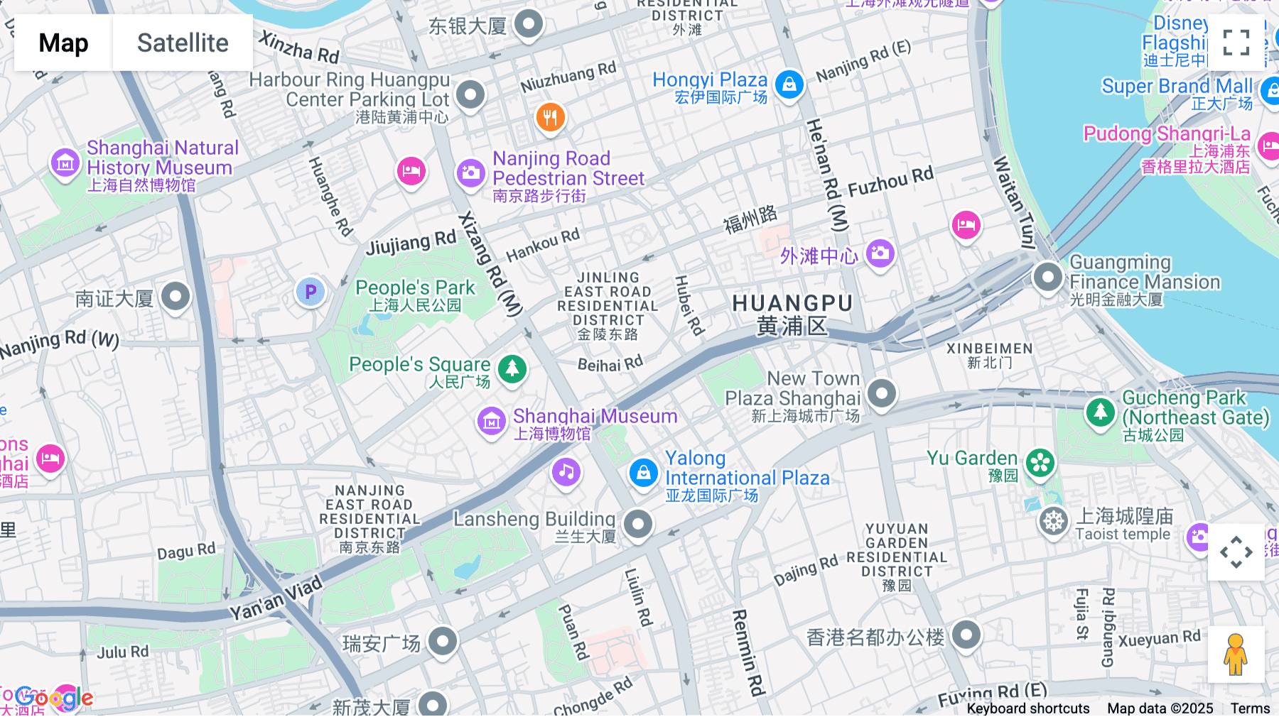 Click for interative map of 588 Yan'an East Road Huangpu District, Yan'an Dong Lu, Shanghai
