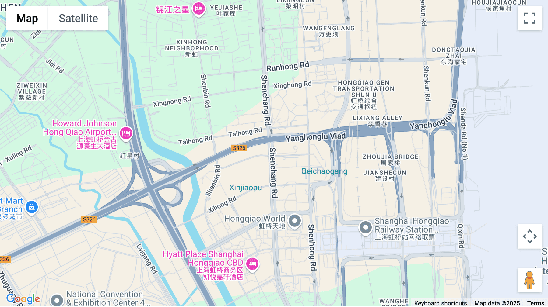 Click for interative map of Building 1, 818 Shenchang Road, Shanghai