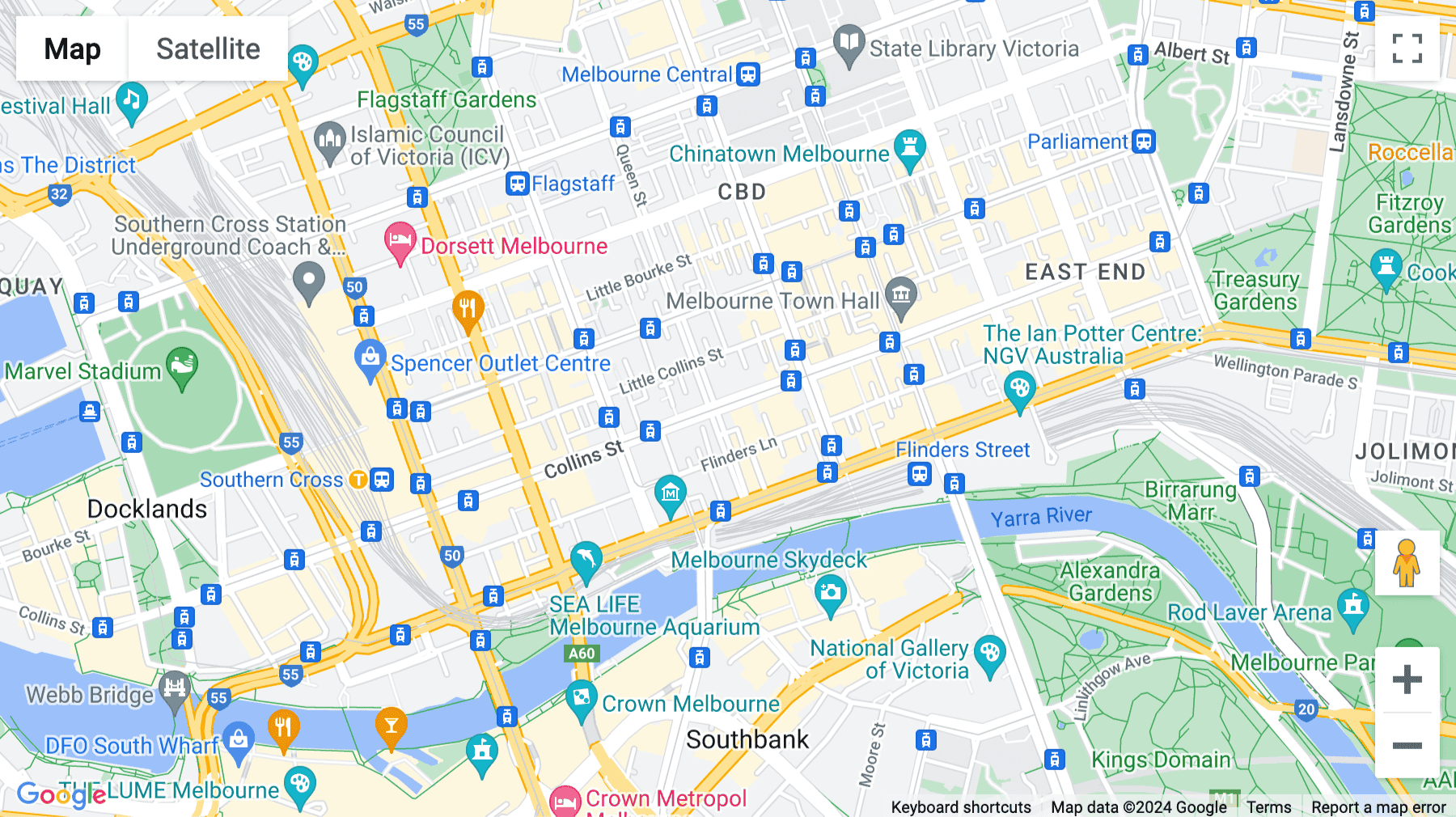 Click for interative map of Level 32, 367 Collins Street, Melbourne