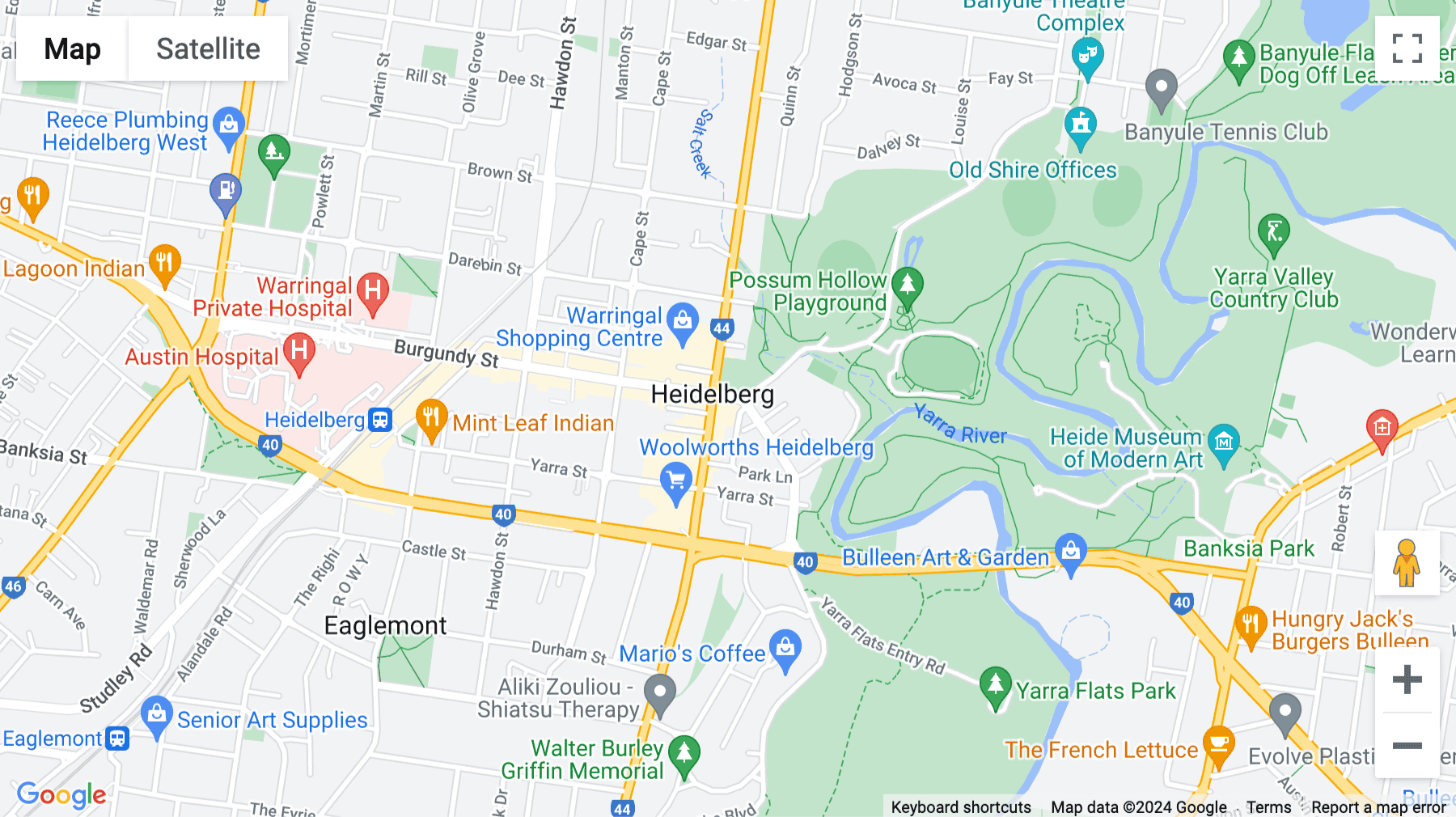 Click for interative map of Level 1, 486 Lower Heidelberg Road, Melbourne