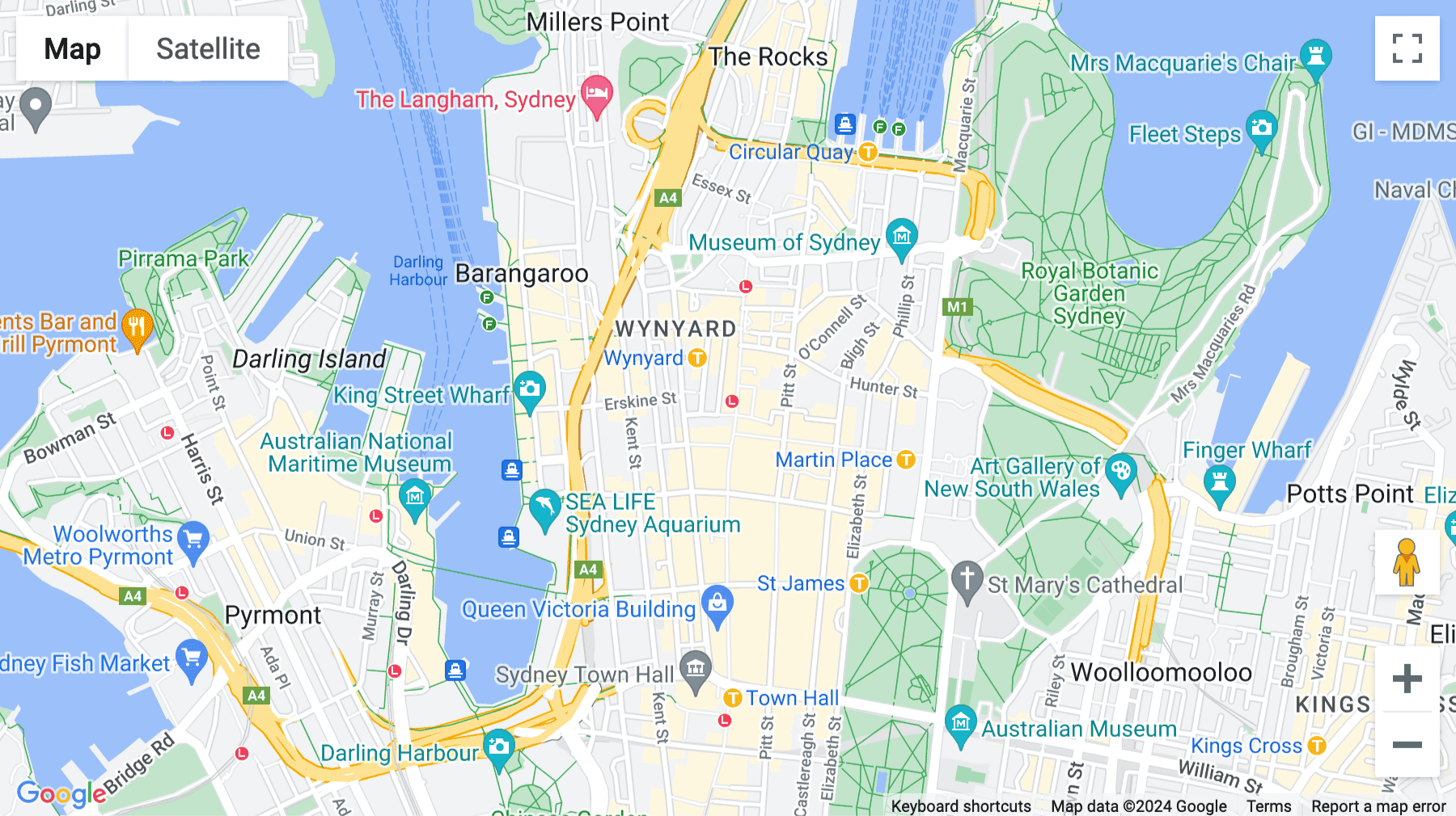 Click for interative map of 333 George Street, Sydney