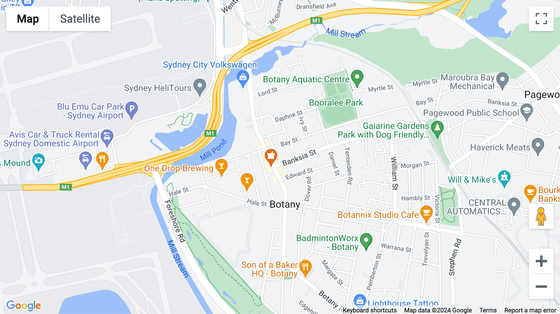 Click for interative map of Level 1, 1401 Botany Road, Botany