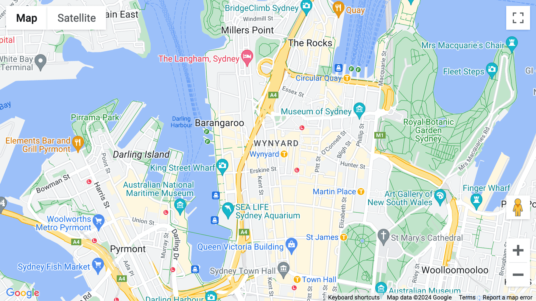 Click for interative map of Level 5, 1 Margaret Street, Sydney