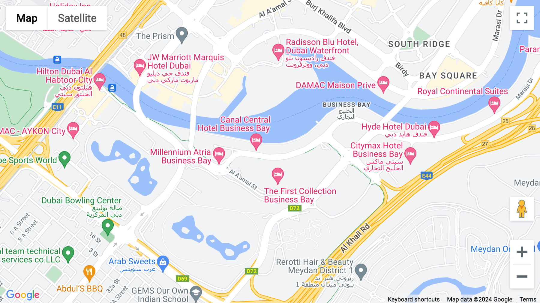 Click for interative map of XL Tower, Suite 1501 – 1508, 15th Floor, Al Abraj Street, Dubai