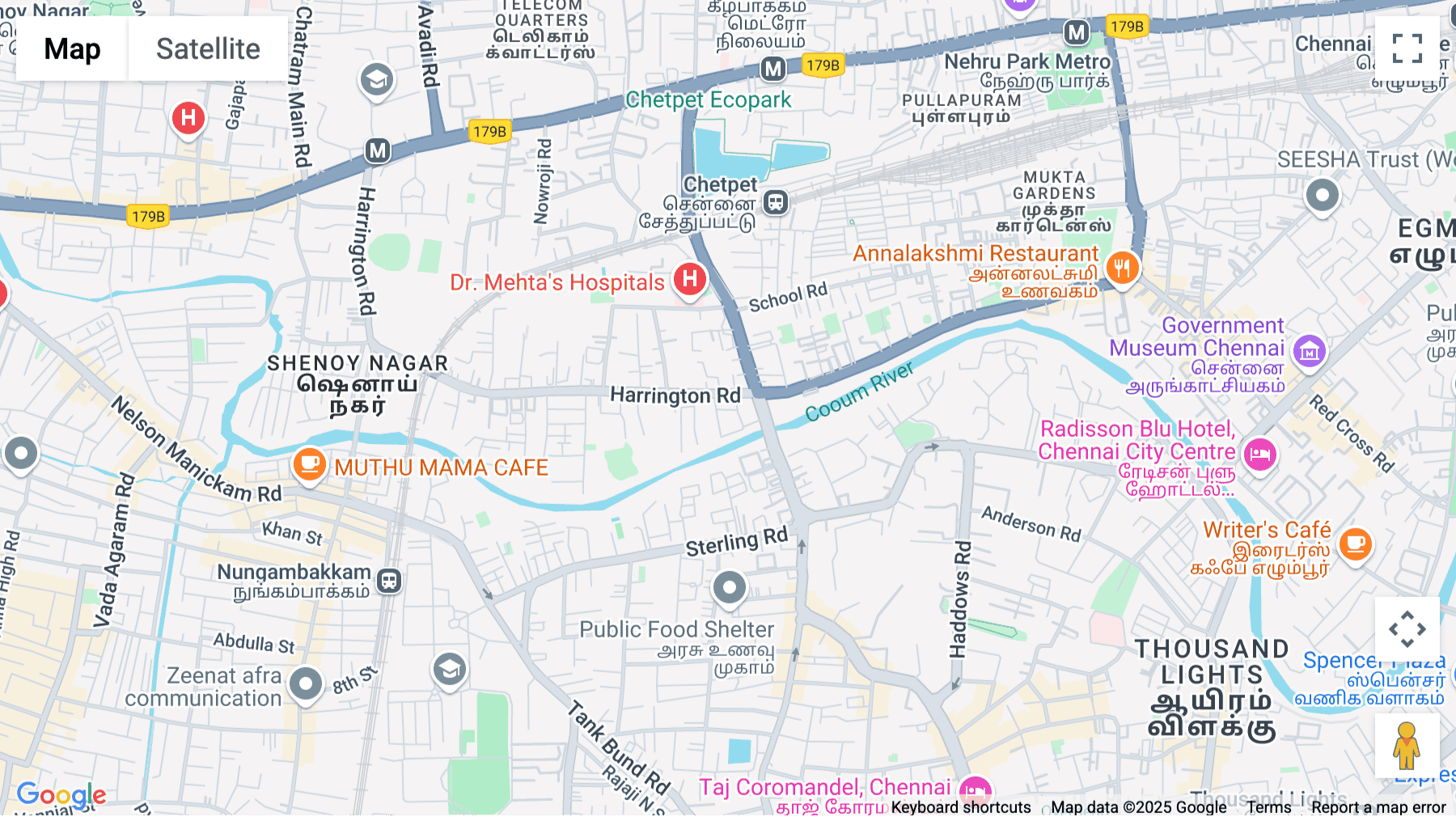 Click for interative map of KRM Plaza, South Tower, 8th Floor, No. 2, Harrington Road, Chetpet, Chennai