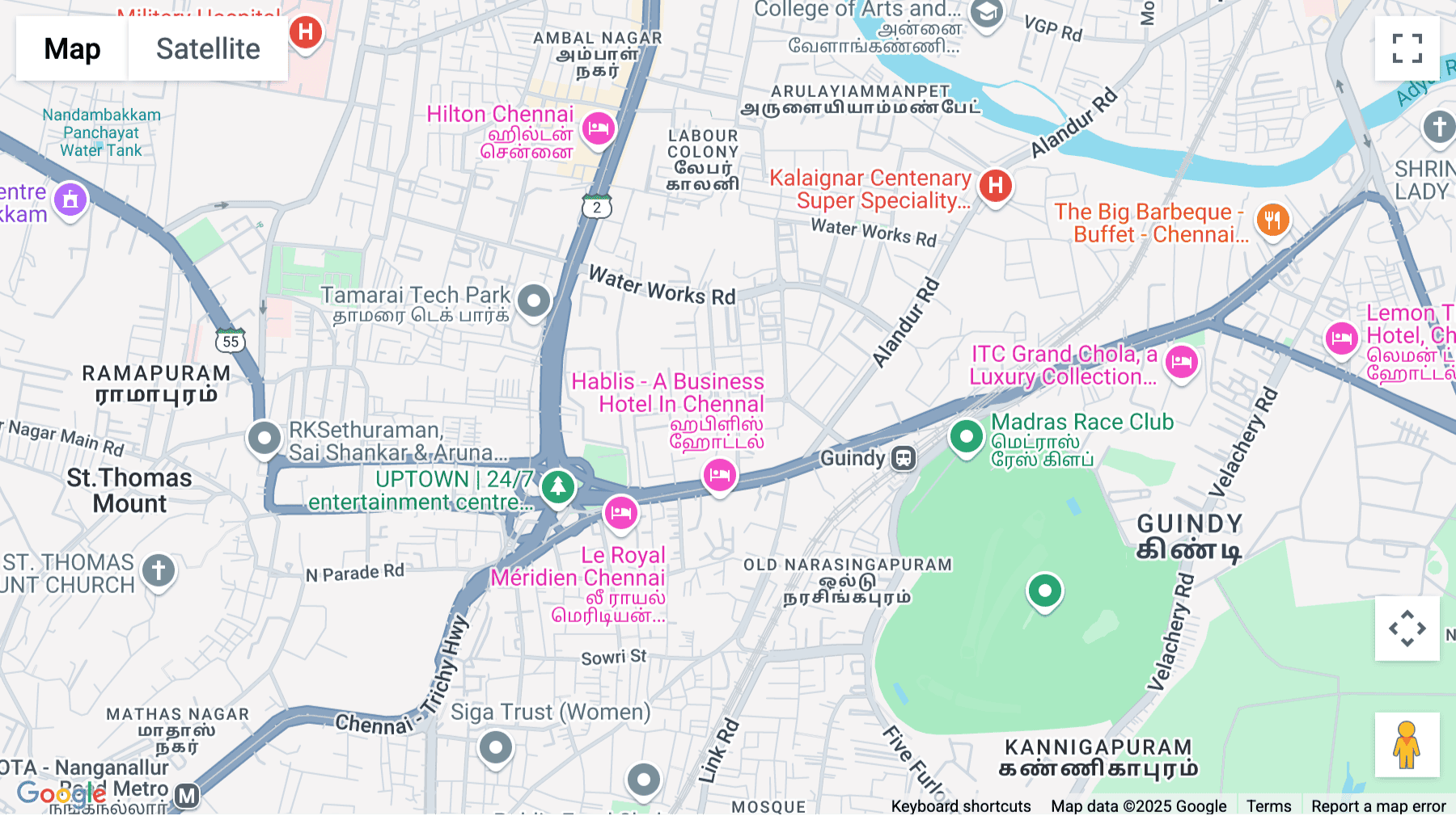Click for interative map of Olympia Platina, 9th Floor, Plot Nos. 33-B, South Phase, Guindy Industrial Estate, Guindy, Chennai