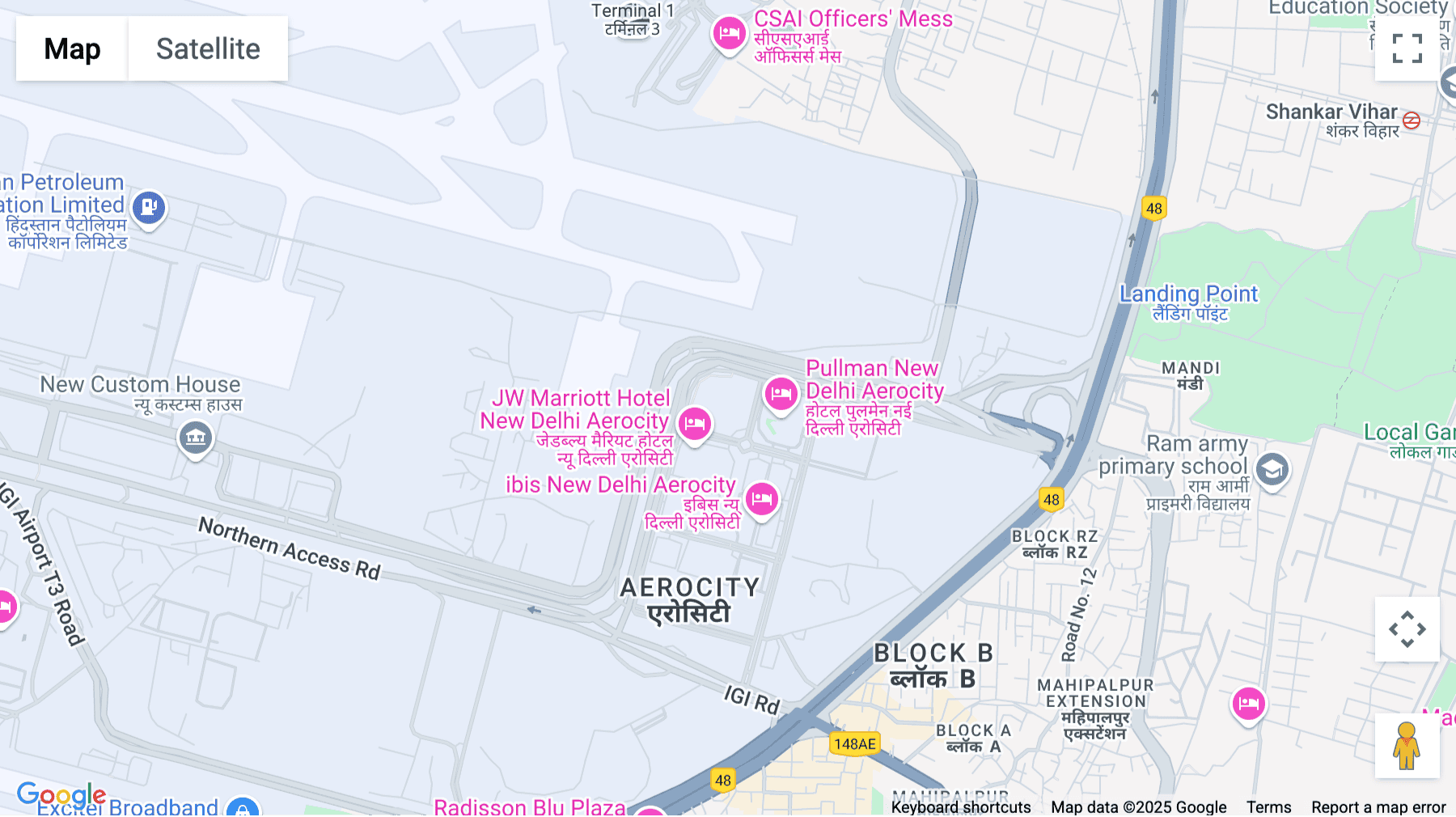 Click for interative map of 5th floor, Caddie Commercial Tower, AeroNew Delhi (DIAL), New Delhi