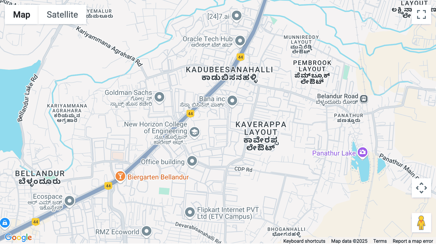 Click for interative map of Cessna Business Park, Embassy Signet, 5th Floor Kadubeesanahalli Village, Outer Ring Road, Bangalore