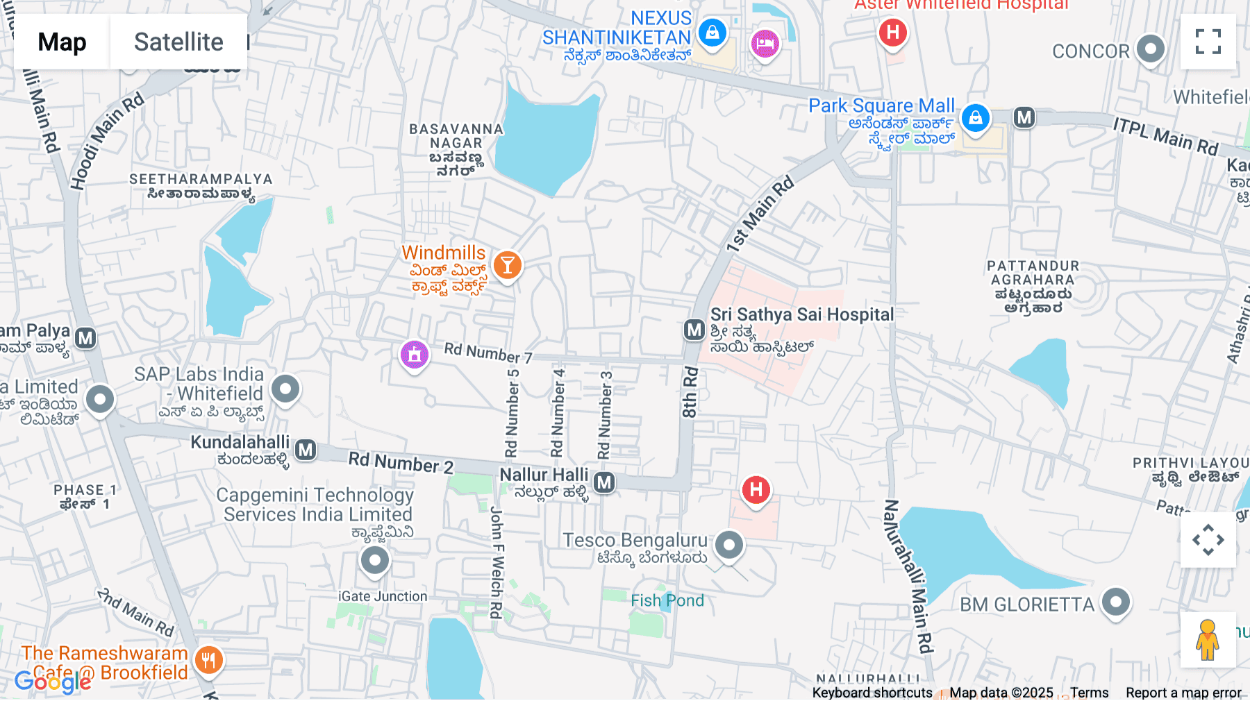 Click for interative map of 1st Floor, No.80, Road no 7, EPIP Industrial Area,Block-II Whitefield, Bangalore