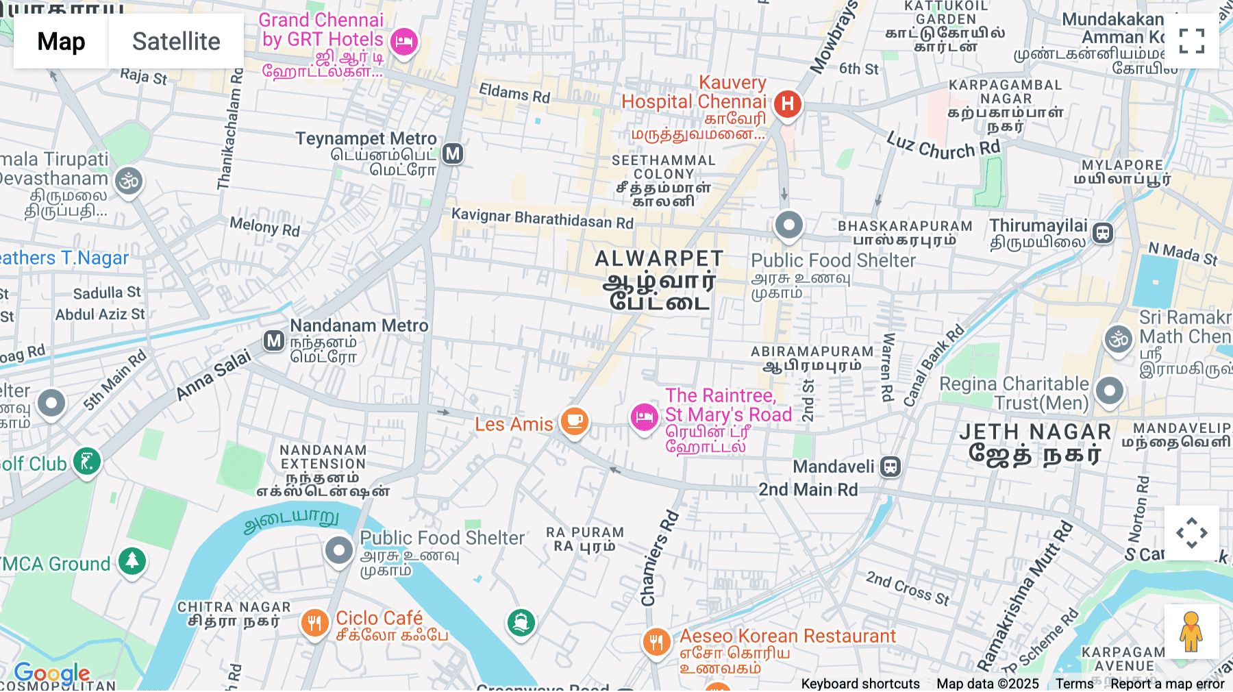 Click for interative map of 37, TTK road, Alwarpet, Mylapore, Chennai