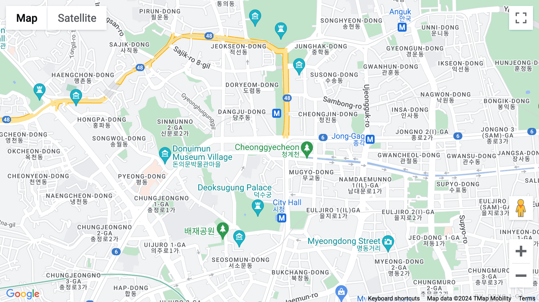Click for interative map of 149 Sejong-daero, Seoul