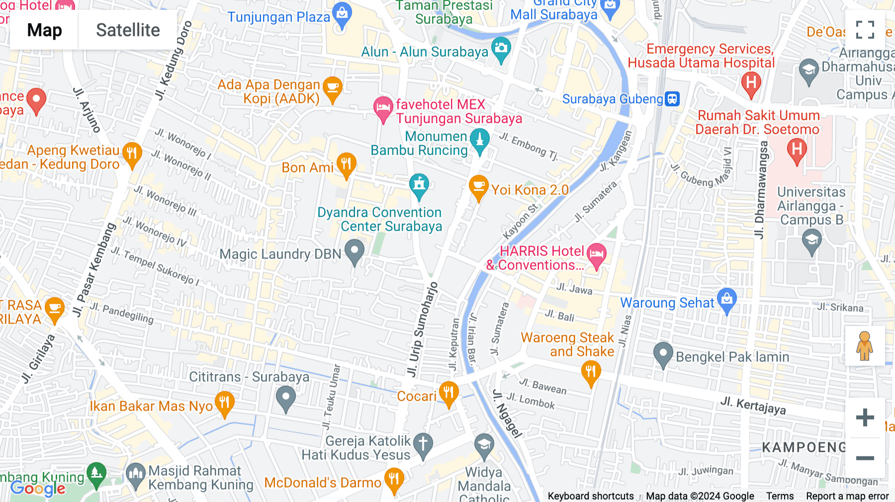 Click for interative map of BUMI MANDIRI TOWER 2, Level 12, Jl. Panglima Sudirman Kav. 66-68, Surabaya Pusat Jawa Timur, Surabaya