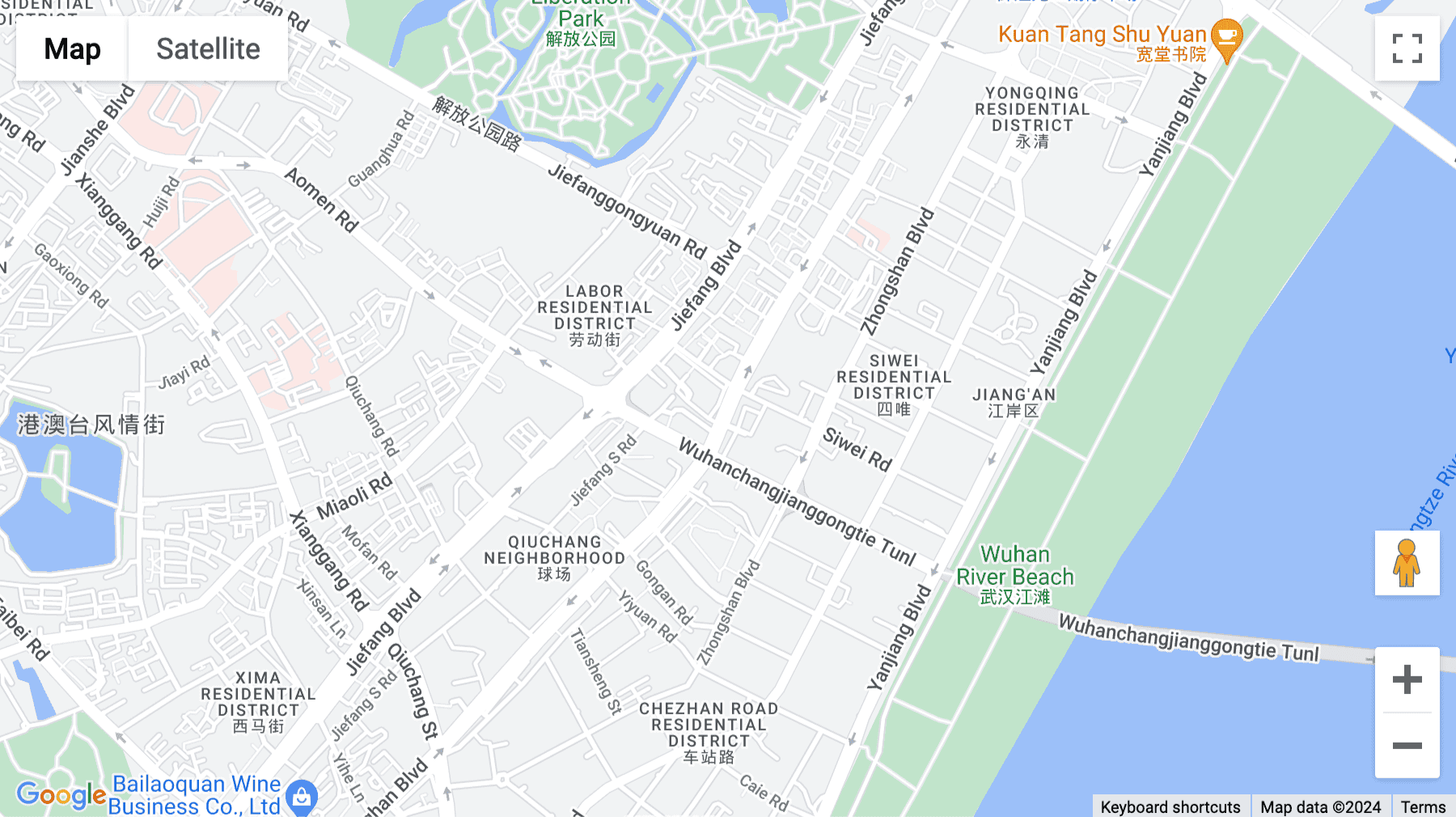 Click for interative map of 16/F, Boss Will, No.1268 Jinghan Avenue, Wuhan